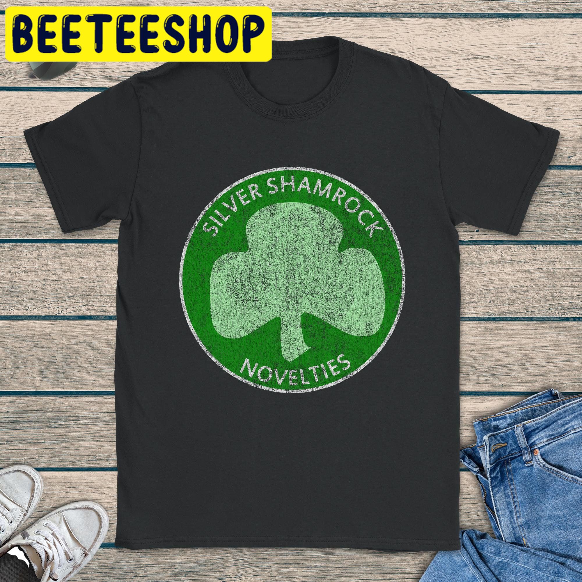 Vintage Silver Shamrock Novelties Halloween Trending Unisex Shirt Vintage Silver Shamrock Novelties Halloween Trending Unisex Shirt