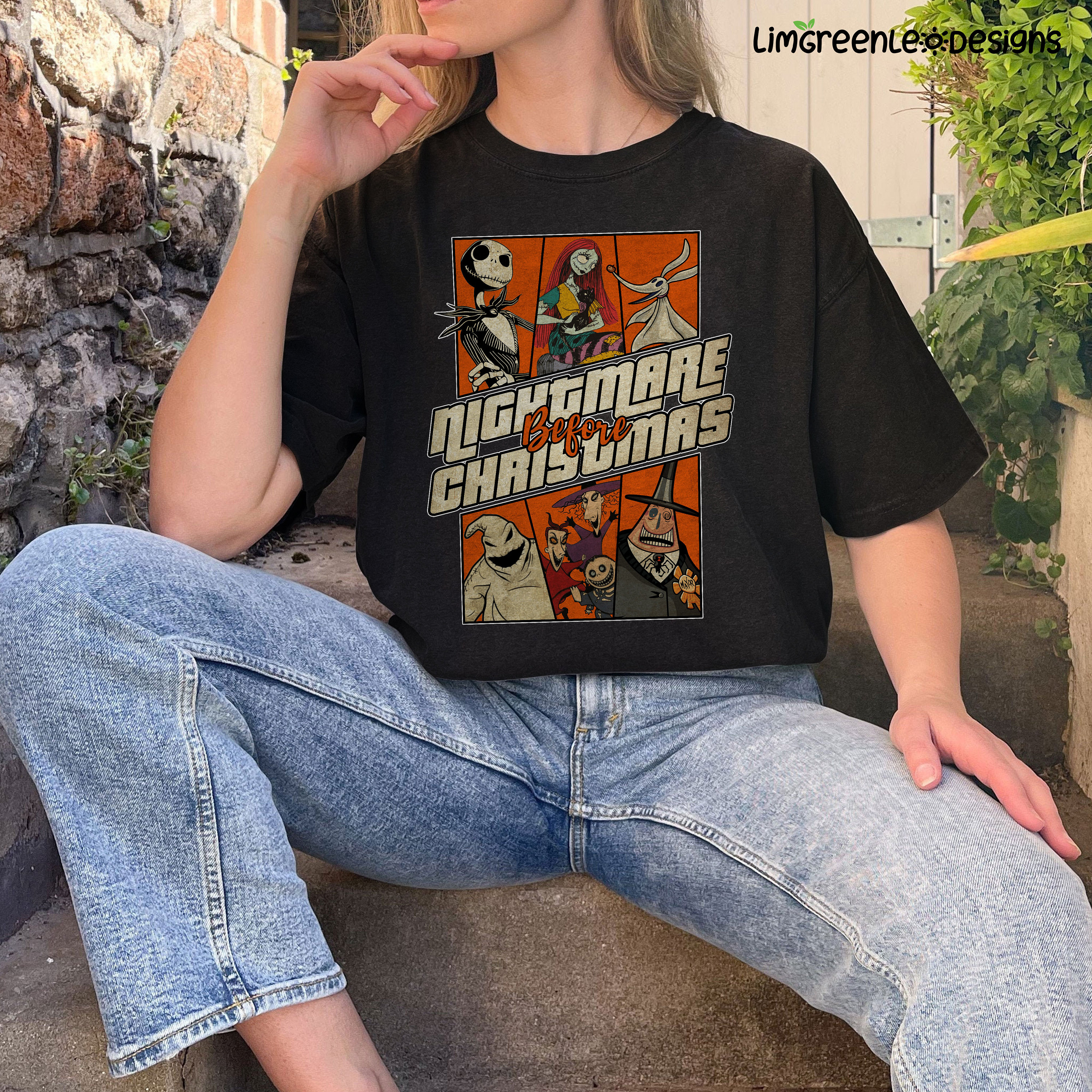 Vintage The Nightmare Before Christmas Characters Halloween Party Trending Unisex Shirt Vintage The Nightmare Before Christmas Characters Halloween Party Trending Unisex Shirt