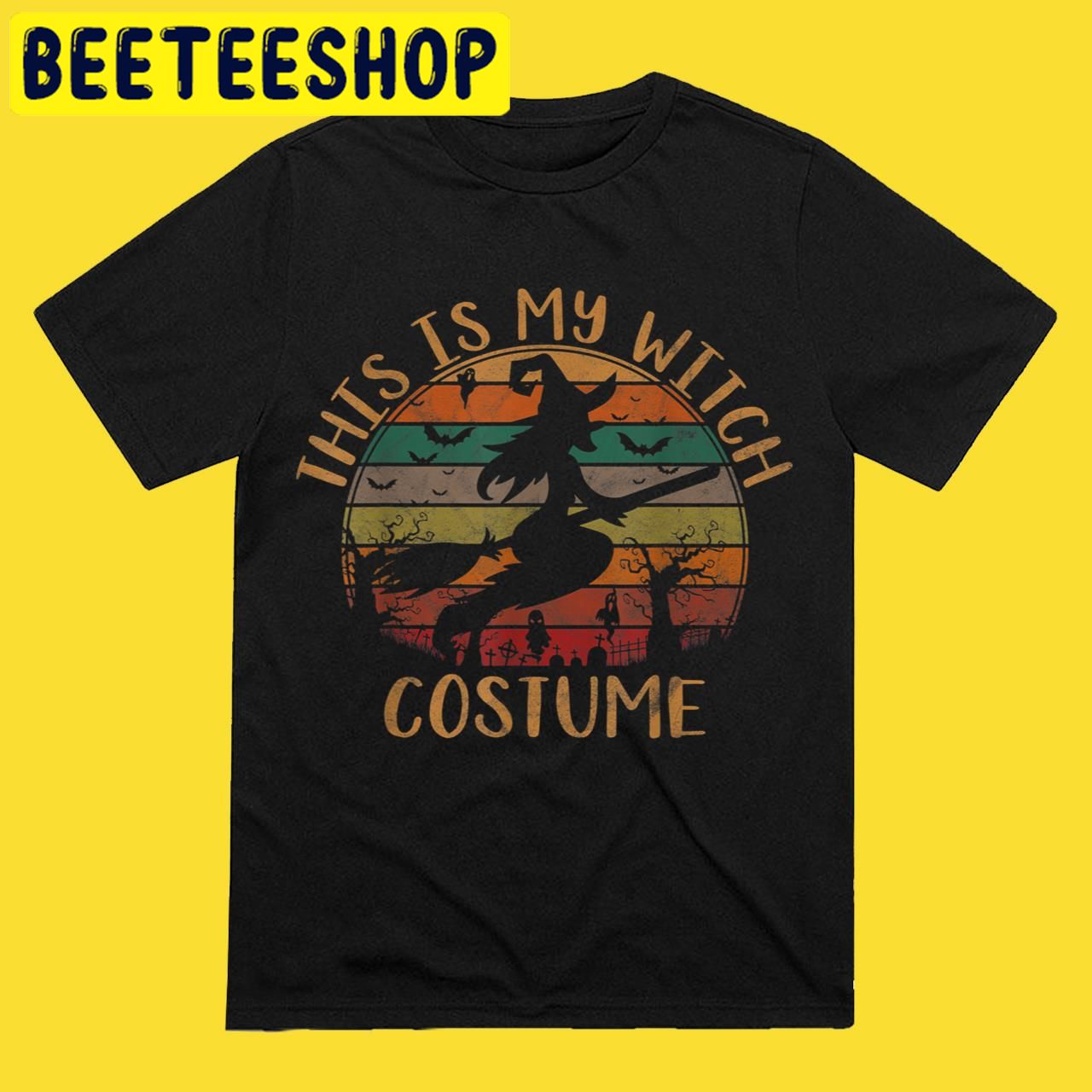 Vintage This is My Witch Costume Funny Woman Halloween Trending Unisex T-Shirt Vintage This is My Witch Costume Funny Woman Halloween Trending Unisex T-Shirt