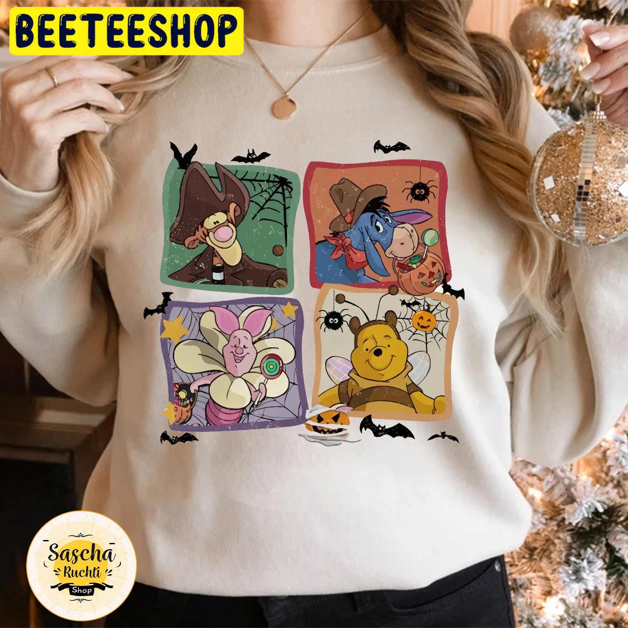 Vintage Winnie The Pooh Characters Halloween Trending Unisex Shirt Vintage Winnie The Pooh Characters Halloween Trending Unisex Shirt