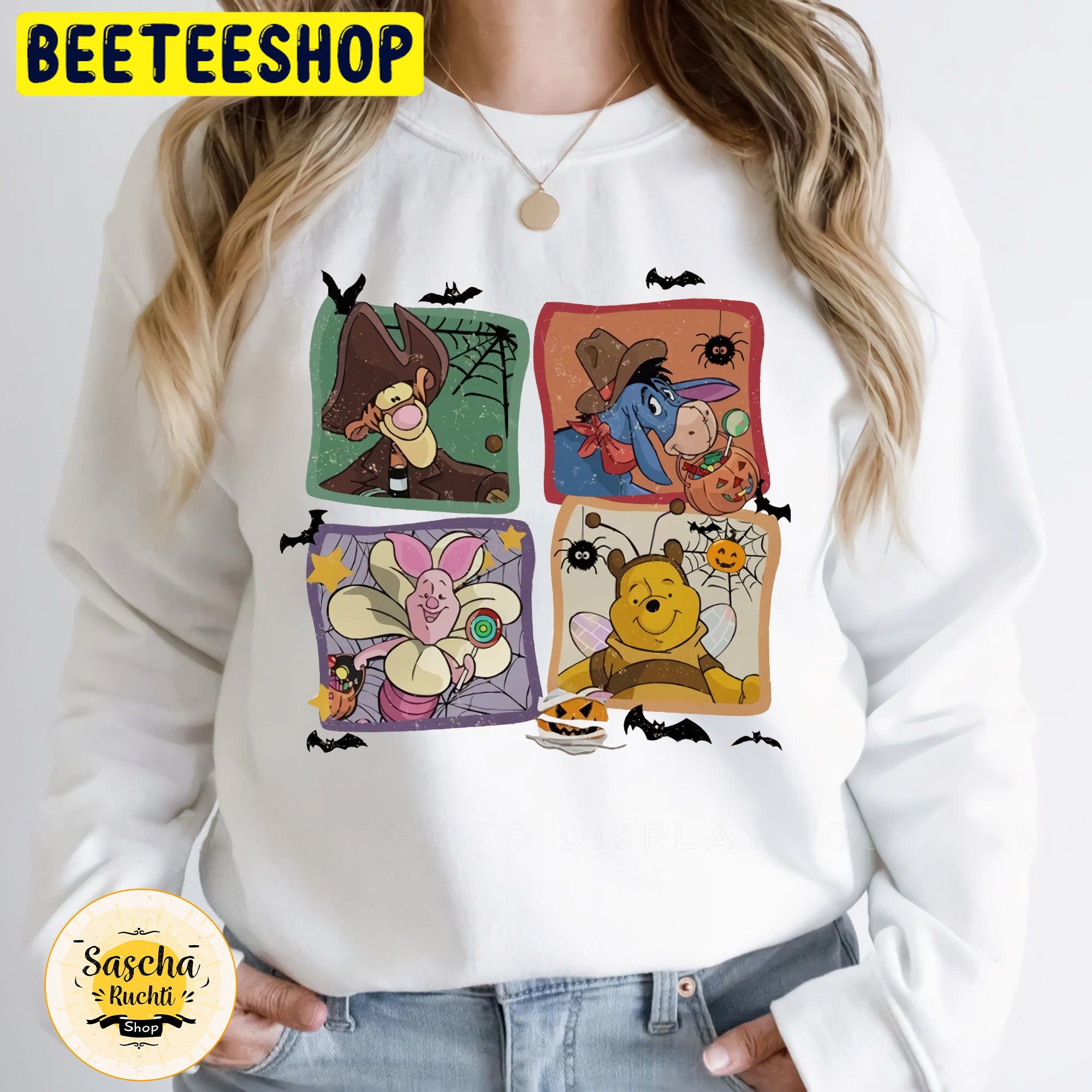 Vintage Winnie The Pooh Characters Halloween Trending Unisex Shirt Vintage Winnie The Pooh Characters Halloween Trending Unisex Shirt