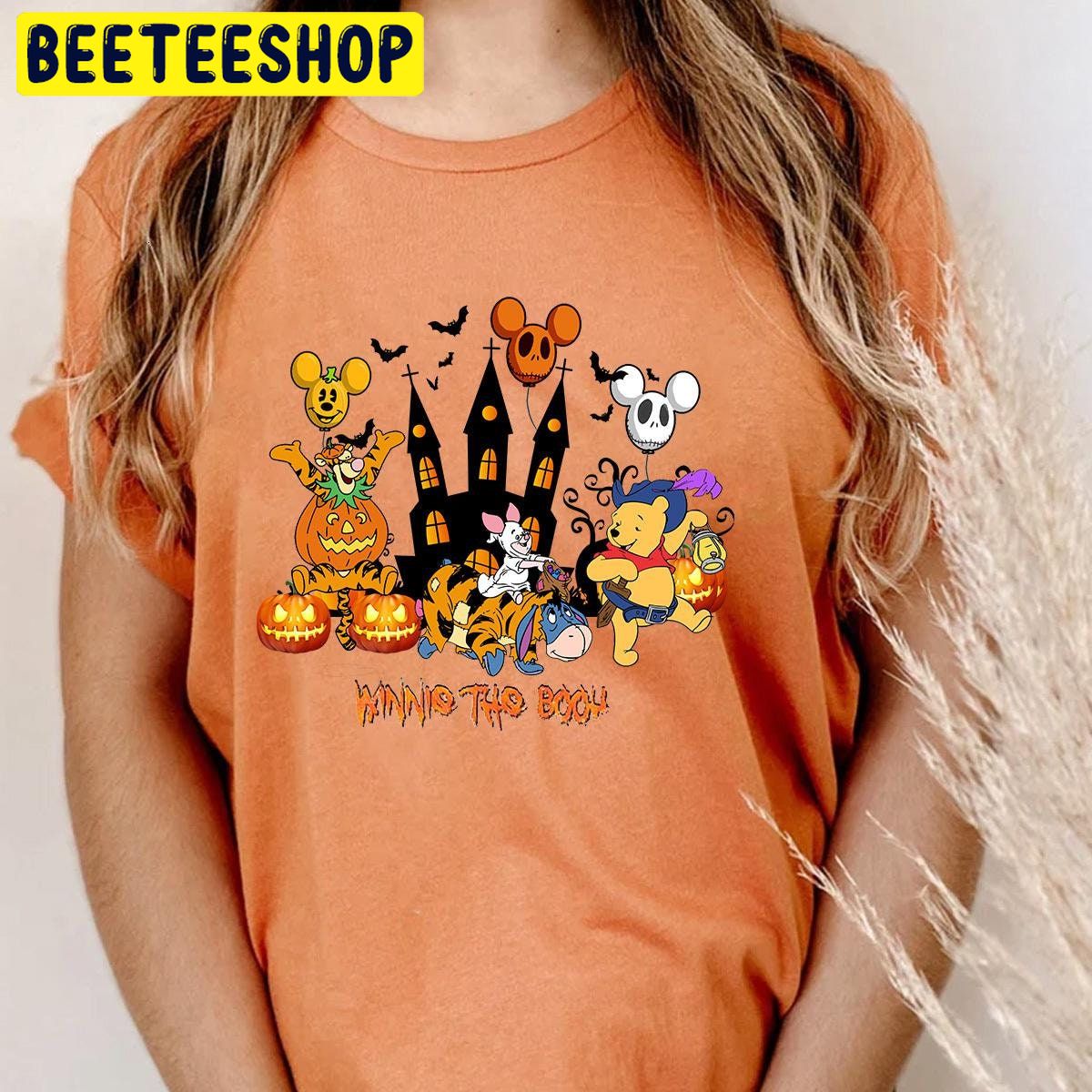 Vintage Winnie The Pooh Halloween Mickey Balloon Trending Unisex Shirt Vintage Winnie The Pooh Halloween Mickey Balloon Trending Unisex Shirt
