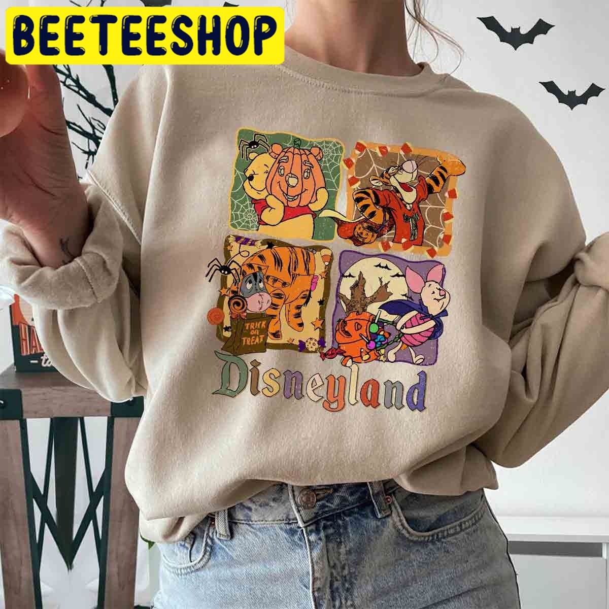 Vintage Winnie The Pooh Trick Or Treat Halloween Trending Unisex Shirt Vintage Winnie The Pooh Trick Or Treat Halloween Trending Unisex Shirt