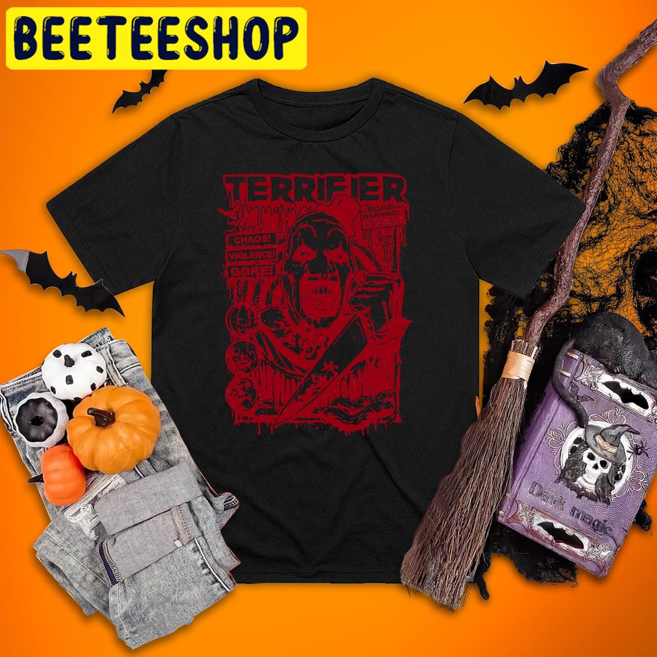 Violence Terrifier Film Halloween Trending Unisex T-Shirt Violence Terrifier Film Halloween Trending Unisex T-Shirt