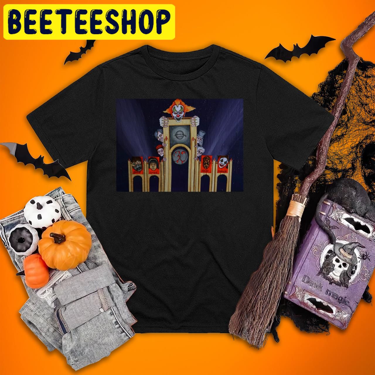 Waiting For You Creepy Horror Nights Halloween Trending Unisex T-Shirt Waiting For You Creepy Horror Nights Halloween Trending Unisex T-Shirt