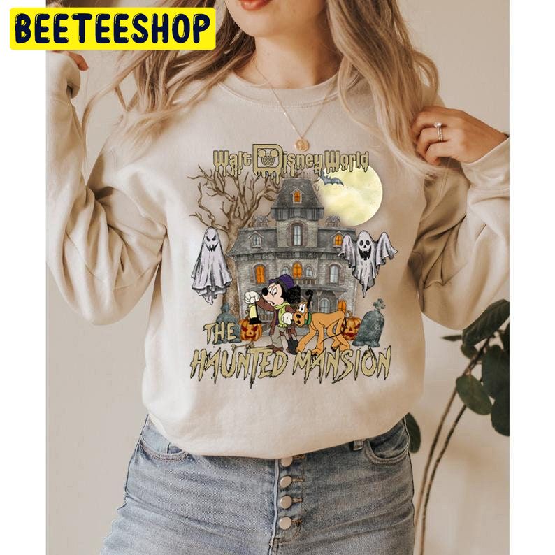 Walt Disney World The Haunted Mansion Mickey Disney Halloween Trending Unisex Shirt Walt Disney World The Haunted Mansion Mickey Disney Halloween Trending Unisex Shirt