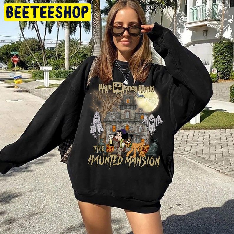 Walt Disney World The Haunted Mansion Mickey Disney Halloween Trending Unisex Shirt Walt Disney World The Haunted Mansion Mickey Disney Halloween Trending Unisex Shirt
