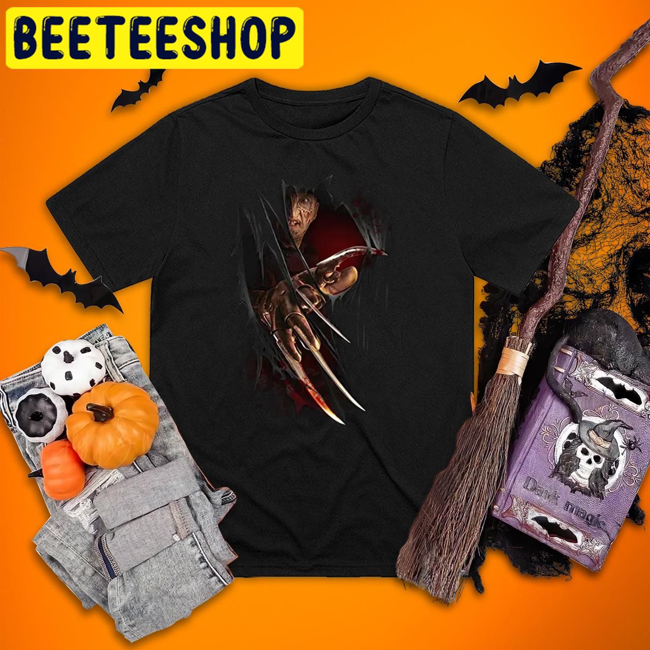 Wb Horror Freddy Street A Nightmare On Elm Street Halloween Trending Unisex T-Shirt Wb Horror Freddy Street A Nightmare On Elm Street Halloween Trending Unisex T-Shirt