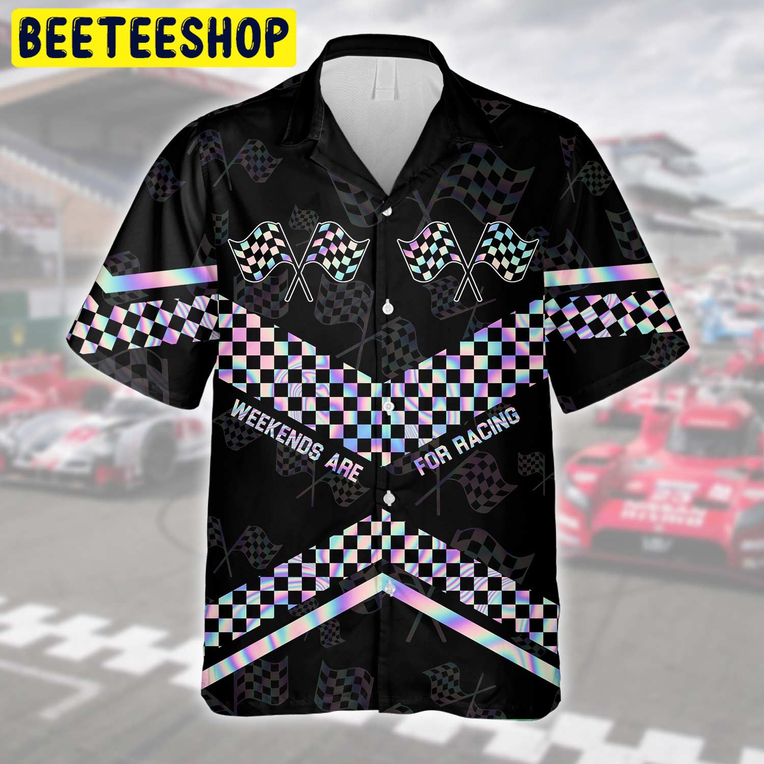 Weekends Are For Racing Trending Hawaiian Shirt Weekends Are For Racing Trending Hawaiian Shirt
