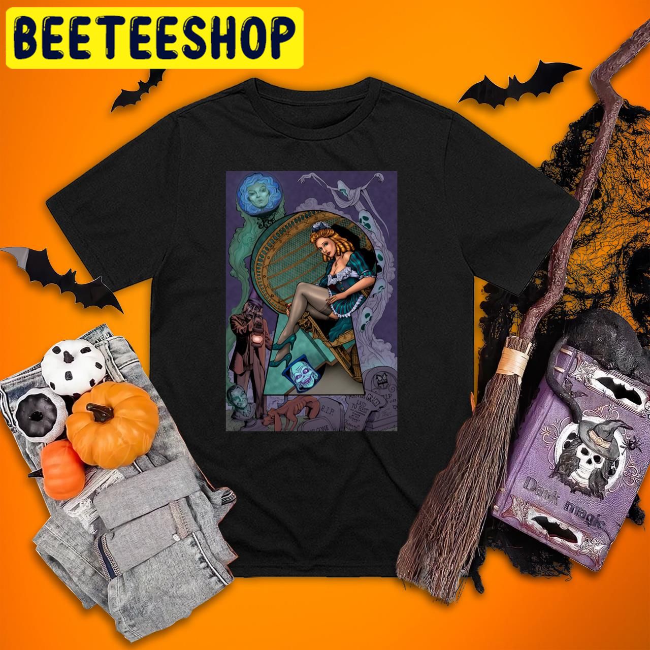 Welcome Foolish Mortals Premium Disneyland Halloween Trending Unisex T-Shirt Welcome Foolish Mortals Premium Disneyland Halloween Trending Unisex T-Shirt
