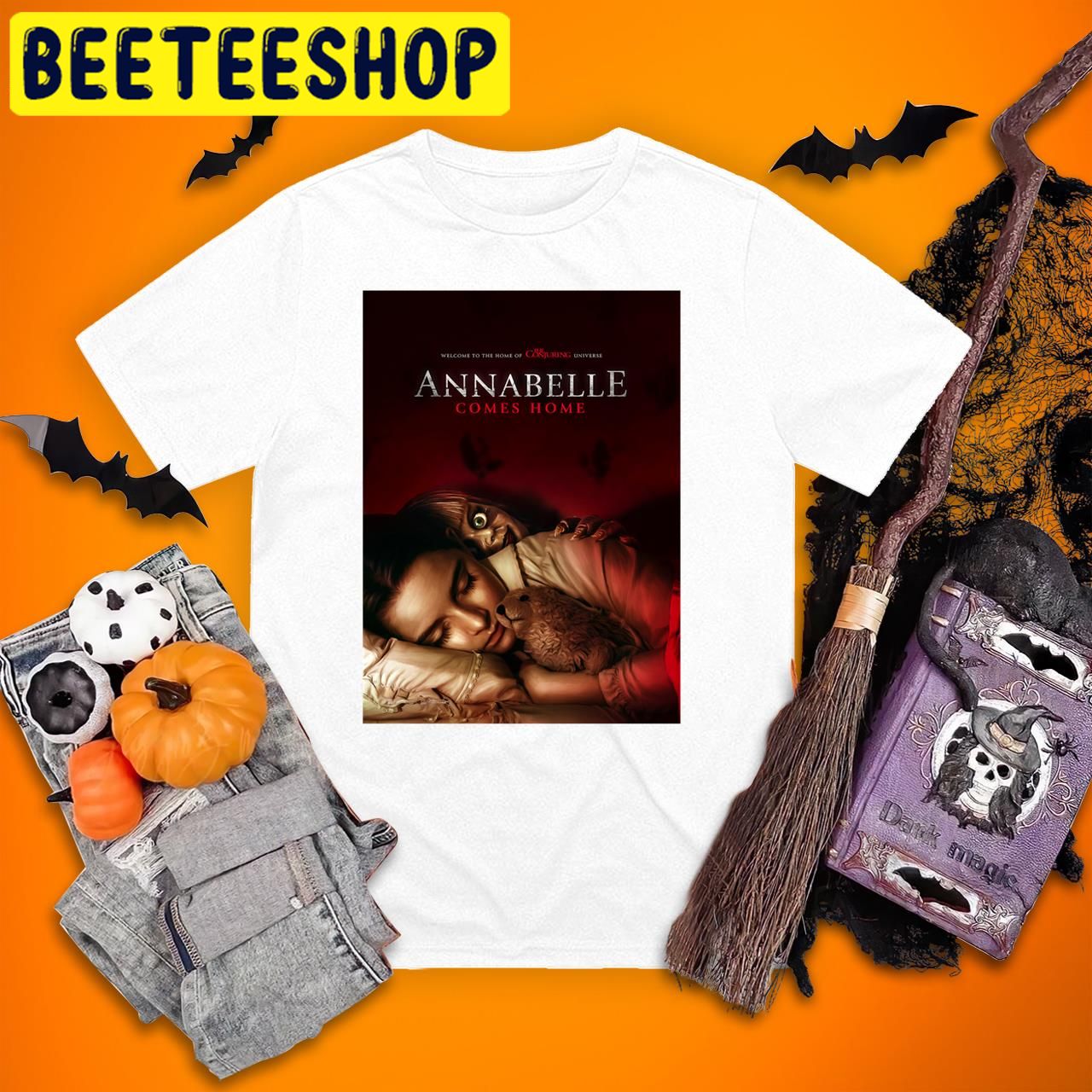 Welcome To The Home Of The Conjuring Annable Comes Home Halloween Trending Unisex T-Shirt Welcome To The Home Of The Conjuring Annable Comes Home Halloween Trending Unisex T-Shirt