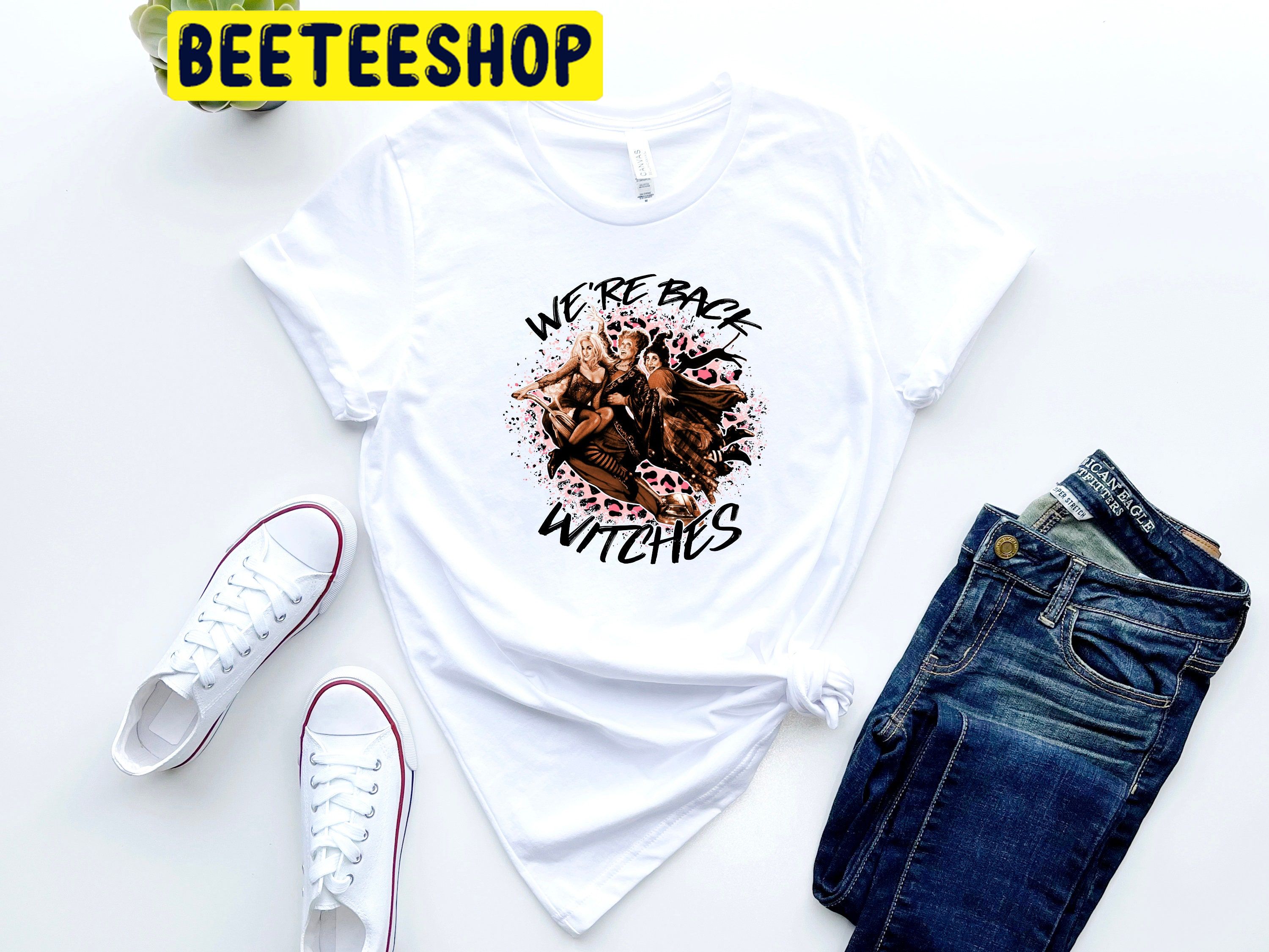 We’re Back Witches Hocus Pocus Halloween Trending Unisex Shirt