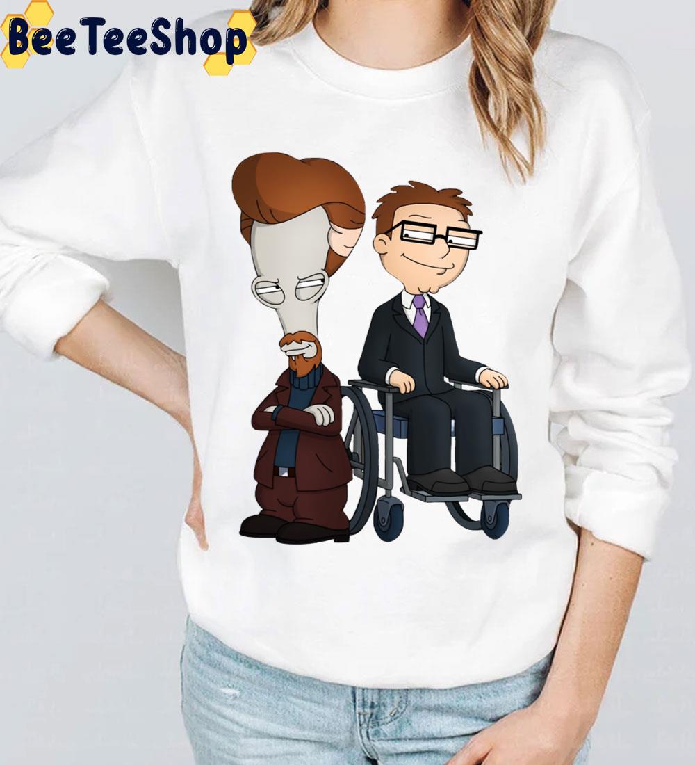Wheels And The Leg Man! American Dad Roger And Steve Trending Unisex T-Shirt Wheels And The Leg Man! American Dad Roger And Steve Trending Unisex T-Shirt