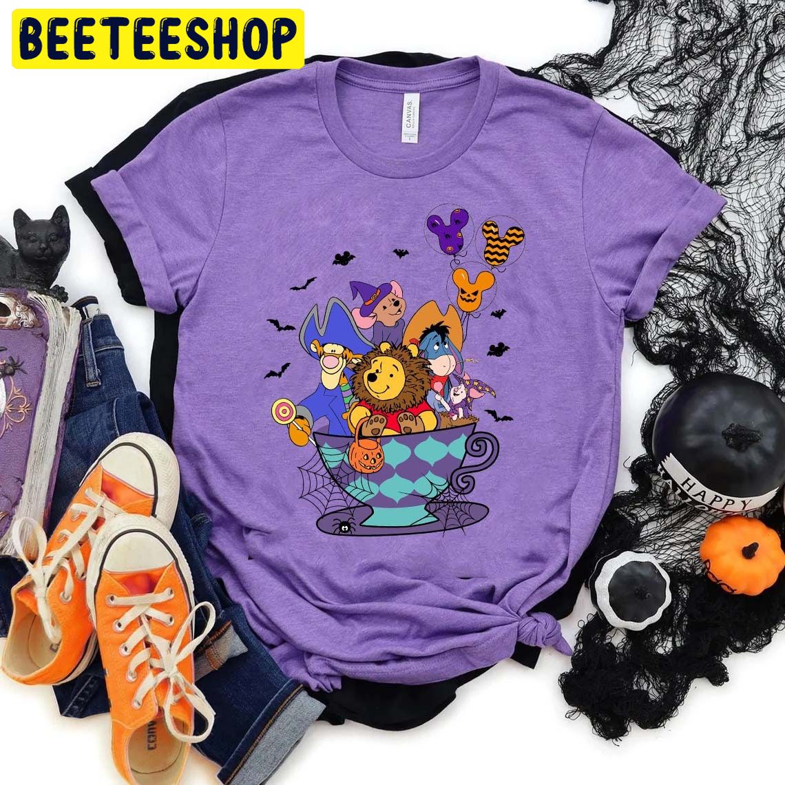 Winnie The Pooh And Friends Pumpkin Halloween Trending Unisex Shirt Winnie The Pooh And Friends Pumpkin Halloween Trending Unisex Shirt