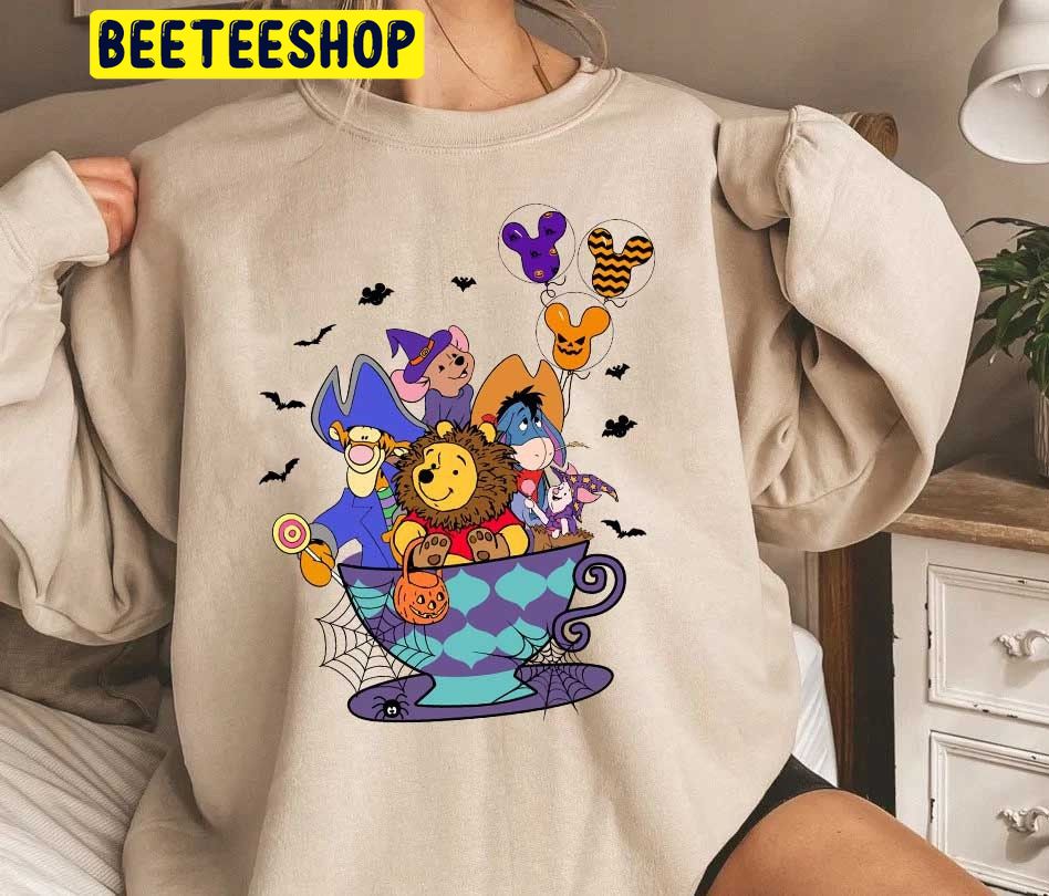 Winnie The Pooh And Friends Pumpkin Halloween Trending Unisex Shirt Winnie The Pooh And Friends Pumpkin Halloween Trending Unisex Shirt