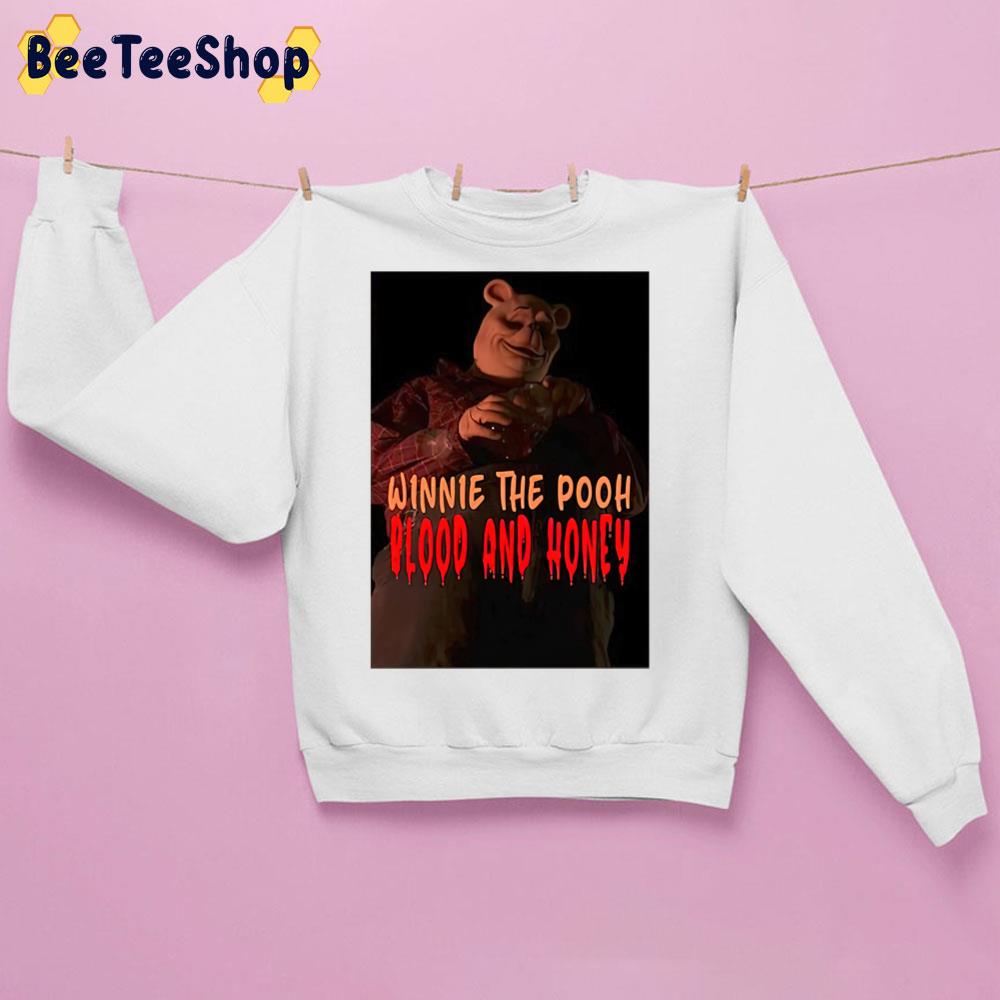 Winnie The Pooh Blood And Honeys Horror Movie Trending Unisex Sweatshirt Winnie The Pooh Blood And Honeys Horror Movie Trending Unisex Sweatshirt