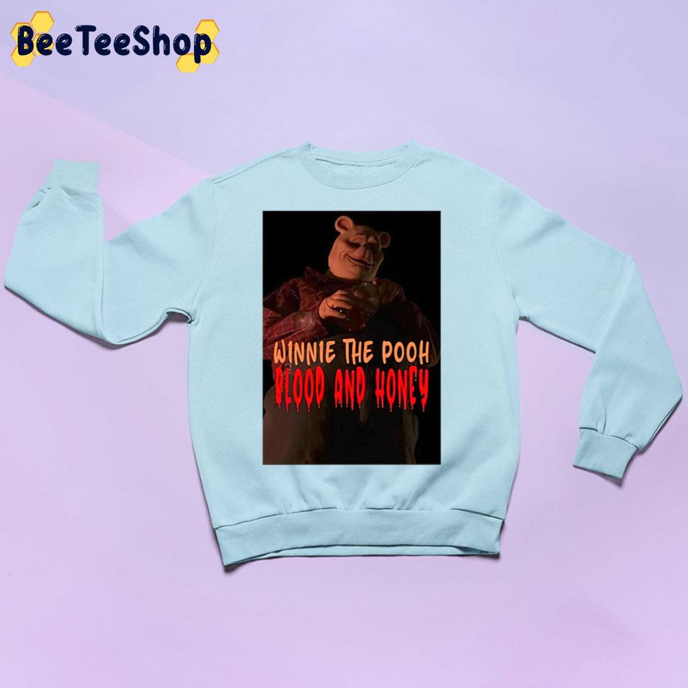Winnie The Pooh Blood And Honeys Horror Movie Trending Unisex Sweatshirt Winnie The Pooh Blood And Honeys Horror Movie Trending Unisex Sweatshirt