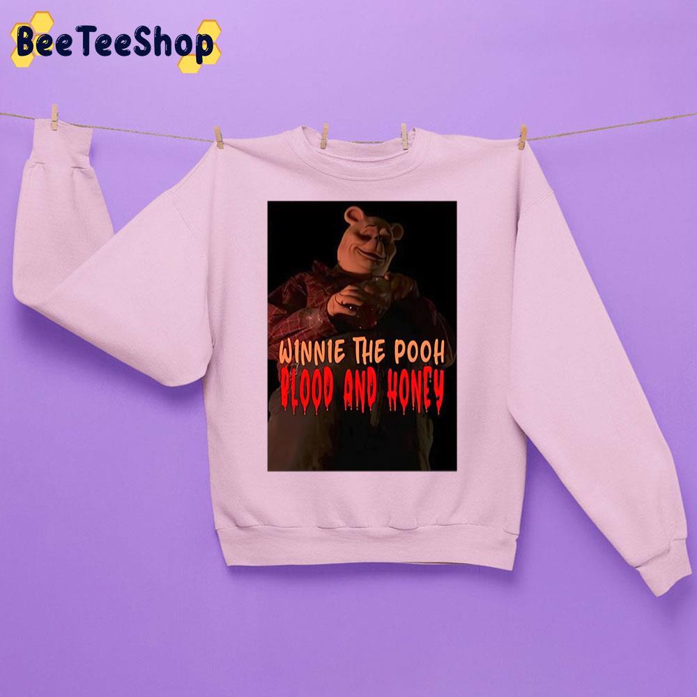 Winnie The Pooh Blood And Honeys Horror Movie Trending Unisex Sweatshirt Winnie The Pooh Blood And Honeys Horror Movie Trending Unisex Sweatshirt