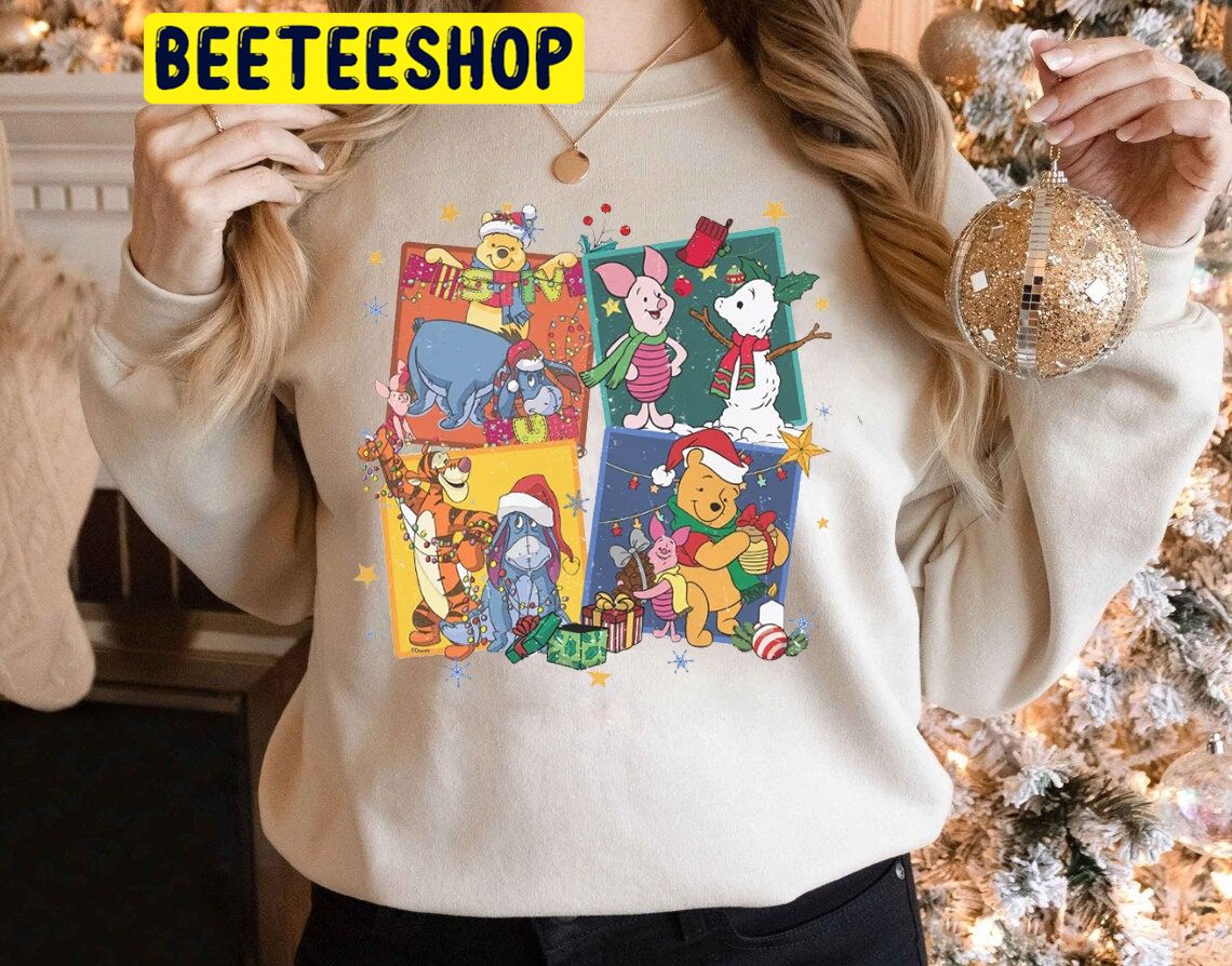Winnie The Pooh Christmas And Friends Halloween Trending Unisex Shirt Winnie The Pooh Christmas And Friends Halloween Trending Unisex Shirt
