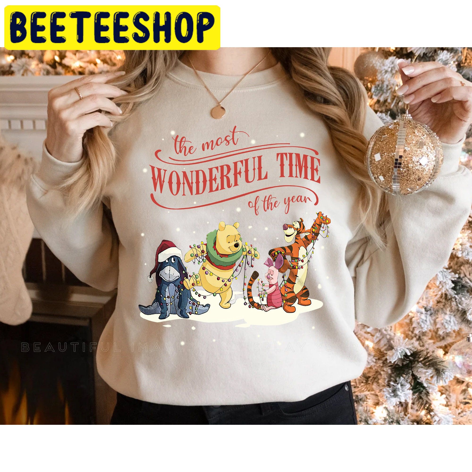 Winnie The Pooh Christmas It's The Most Wonderful Time Of The Years Halloween Trending Unisex Shirt Winnie The Pooh Christmas It's The Most Wonderful Time Of The Years Halloween Trending Unisex Shirt