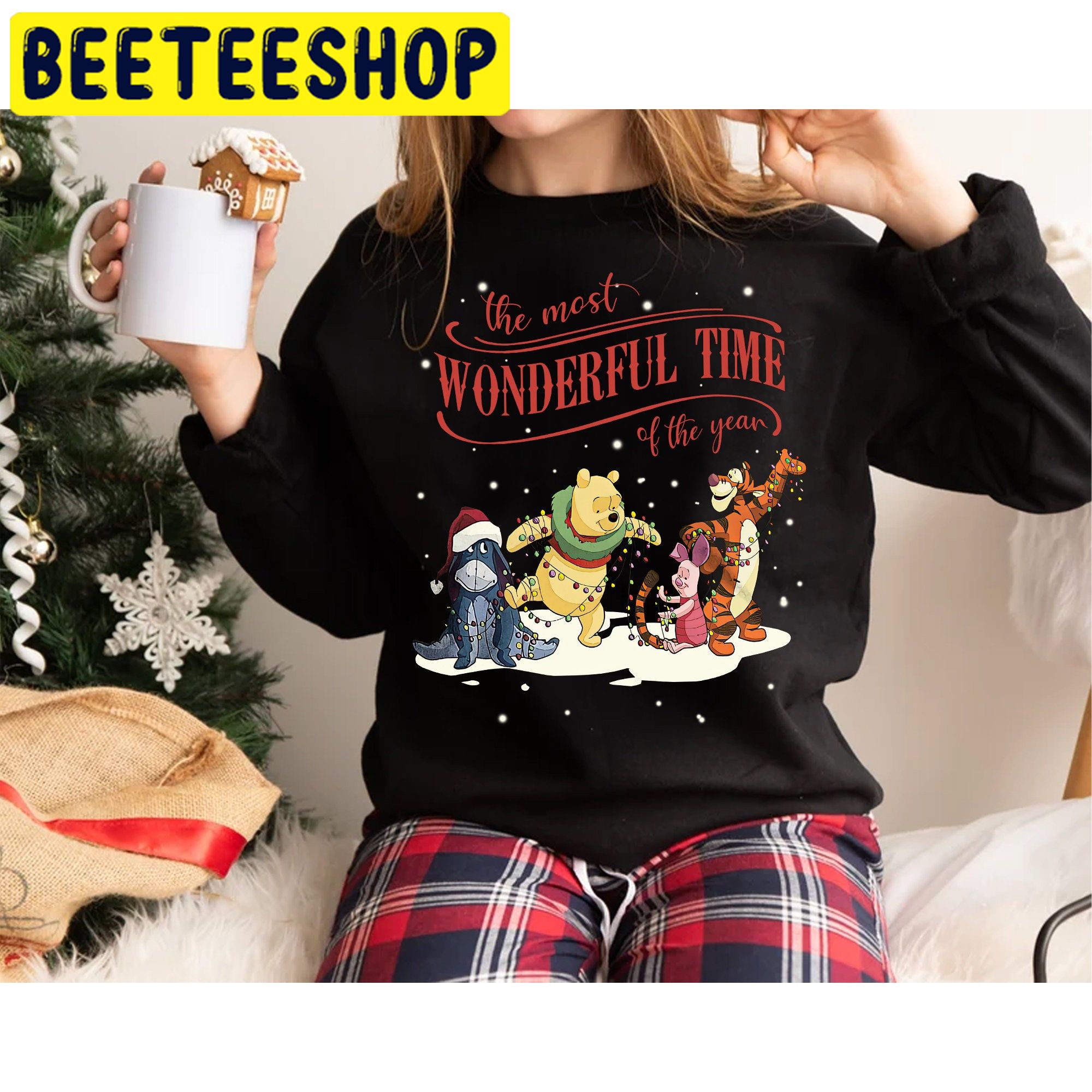 Winnie The Pooh Christmas It's The Most Wonderful Time Of The Years Halloween Trending Unisex Shirt Winnie The Pooh Christmas It's The Most Wonderful Time Of The Years Halloween Trending Unisex Shirt