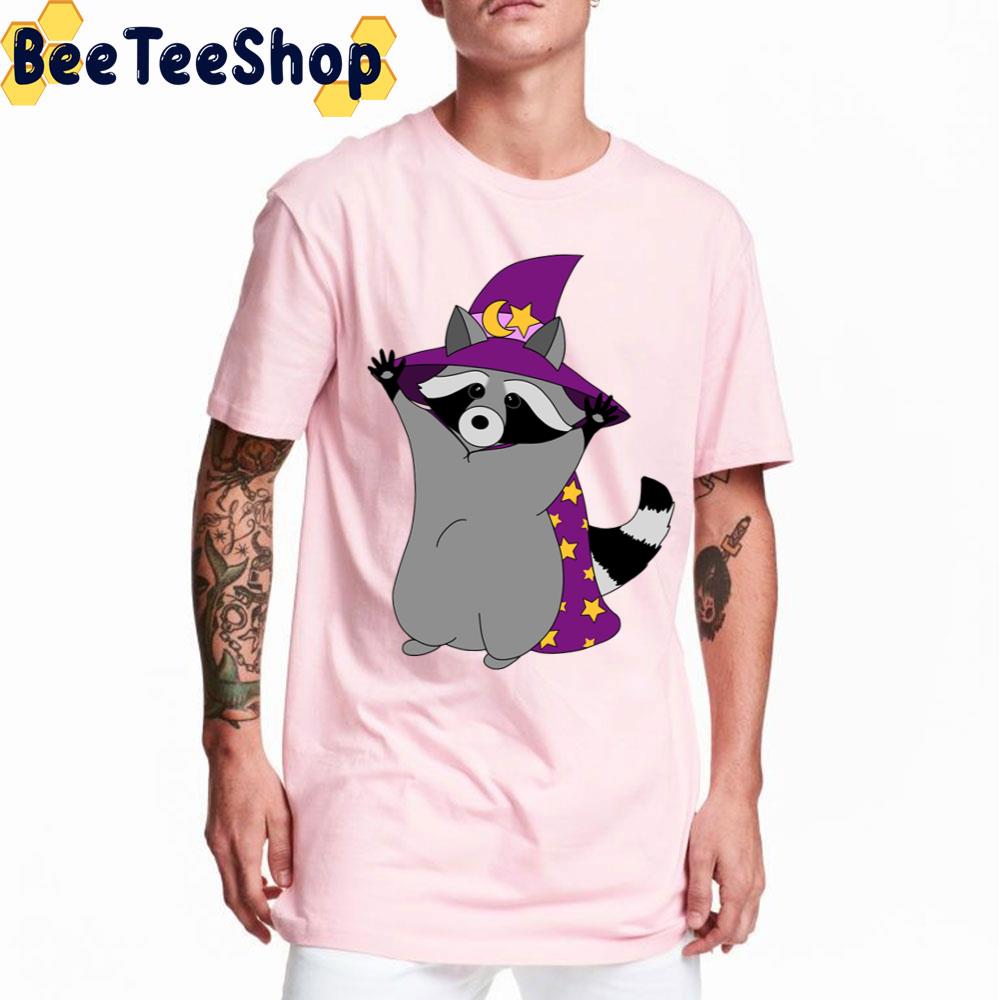 Witch Raccoon Halloween Trending Unisex T-Shirt Witch Raccoon Halloween Trending Unisex T-Shirt