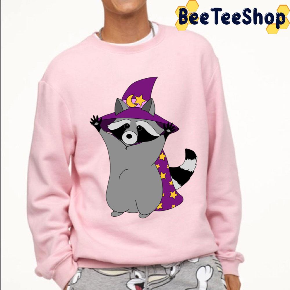 Witch Raccoon Halloween Trending Unisex T-Shirt Witch Raccoon Halloween Trending Unisex T-Shirt
