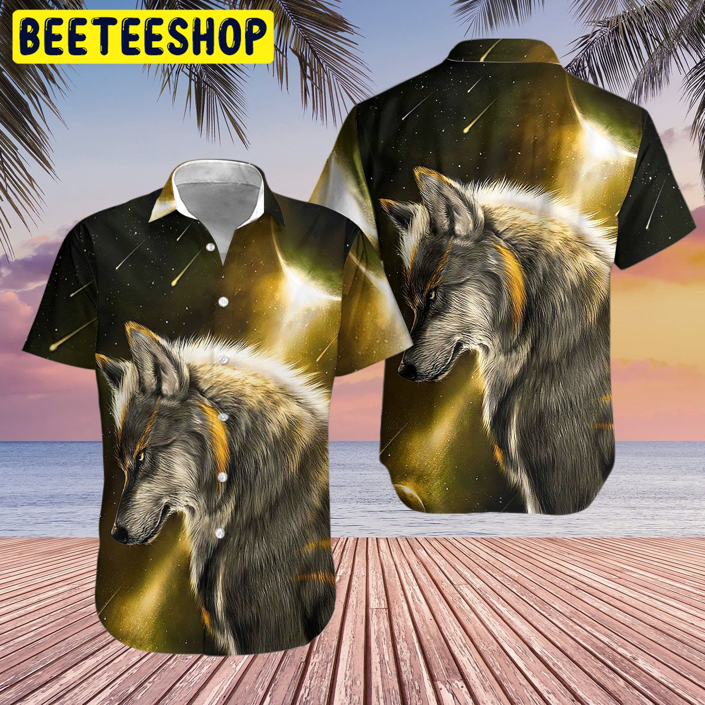 Wolf Lovers Aloha Trending Hawaiian Shirt Wolf Lovers Aloha Trending Hawaiian Shirt