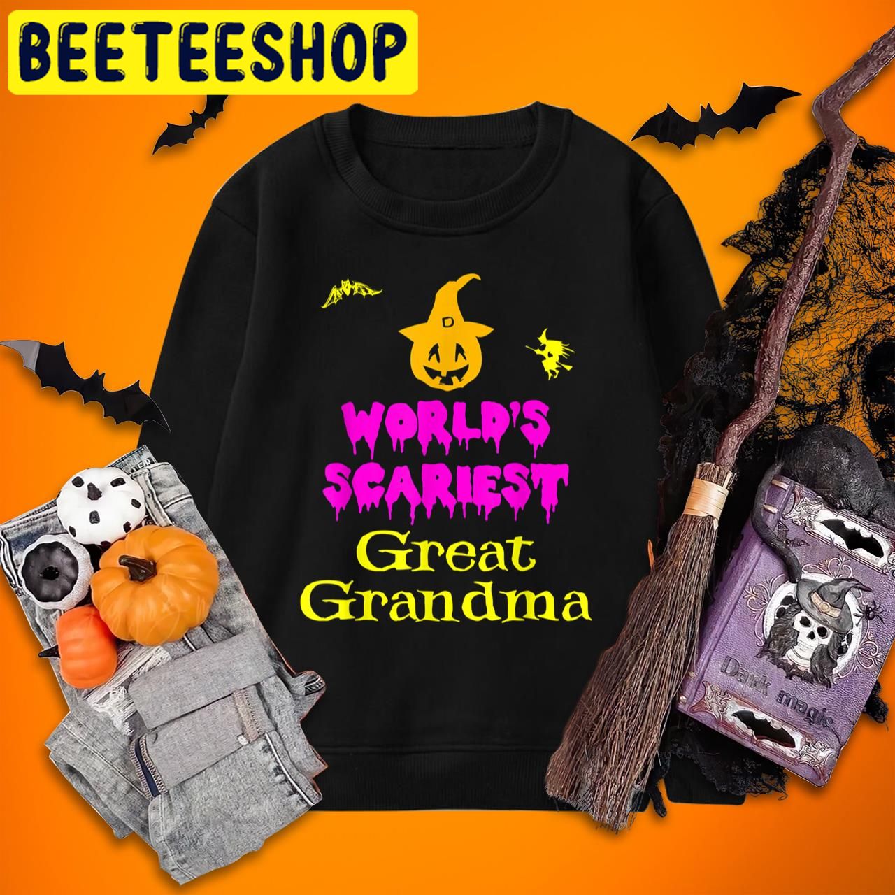 World's Scariest Great Lazy Easy Grandma Halloween Trending Unisex T-Shirt World's Scariest Great Lazy Easy Grandma Halloween Trending Unisex T-Shirt