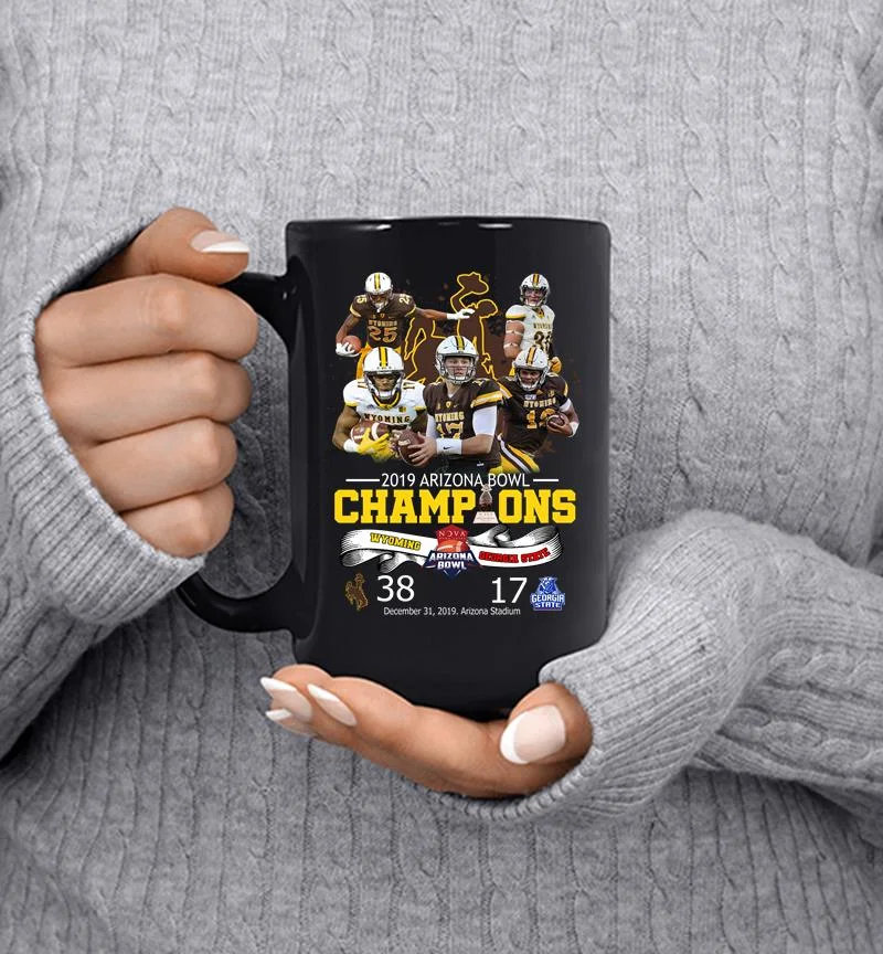 Wyoming Cowboys Vs Georgia State Panthers Champions 2019 Arizona Bowl Mug Wyoming Cowboys Vs Georgia State Panthers Champions 2019 Arizona Bowl Mug