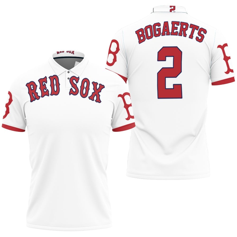 Xander Bogaerts Boston Red Sox White 2019 Jersey Inspired 3D All Over Print Polo Shirt Xander Bogaerts Boston Red Sox White 2019 Jersey Inspired 3D All Over Print Polo Shirt