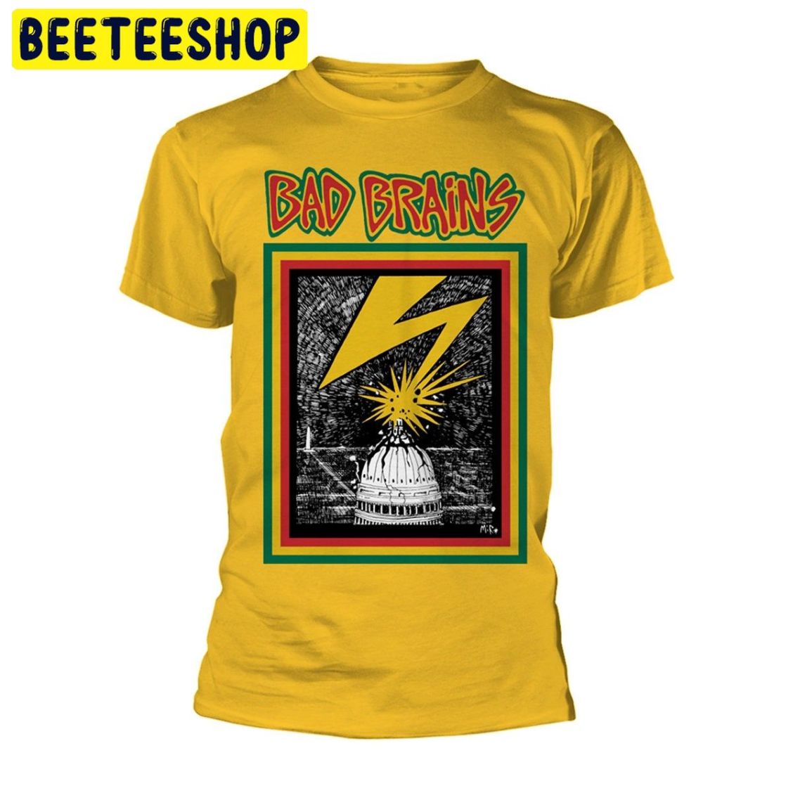 Yellow Bad Brains Rock Punk Trending Unisex Shirt Yellow Bad Brains Rock Punk Trending Unisex Shirt