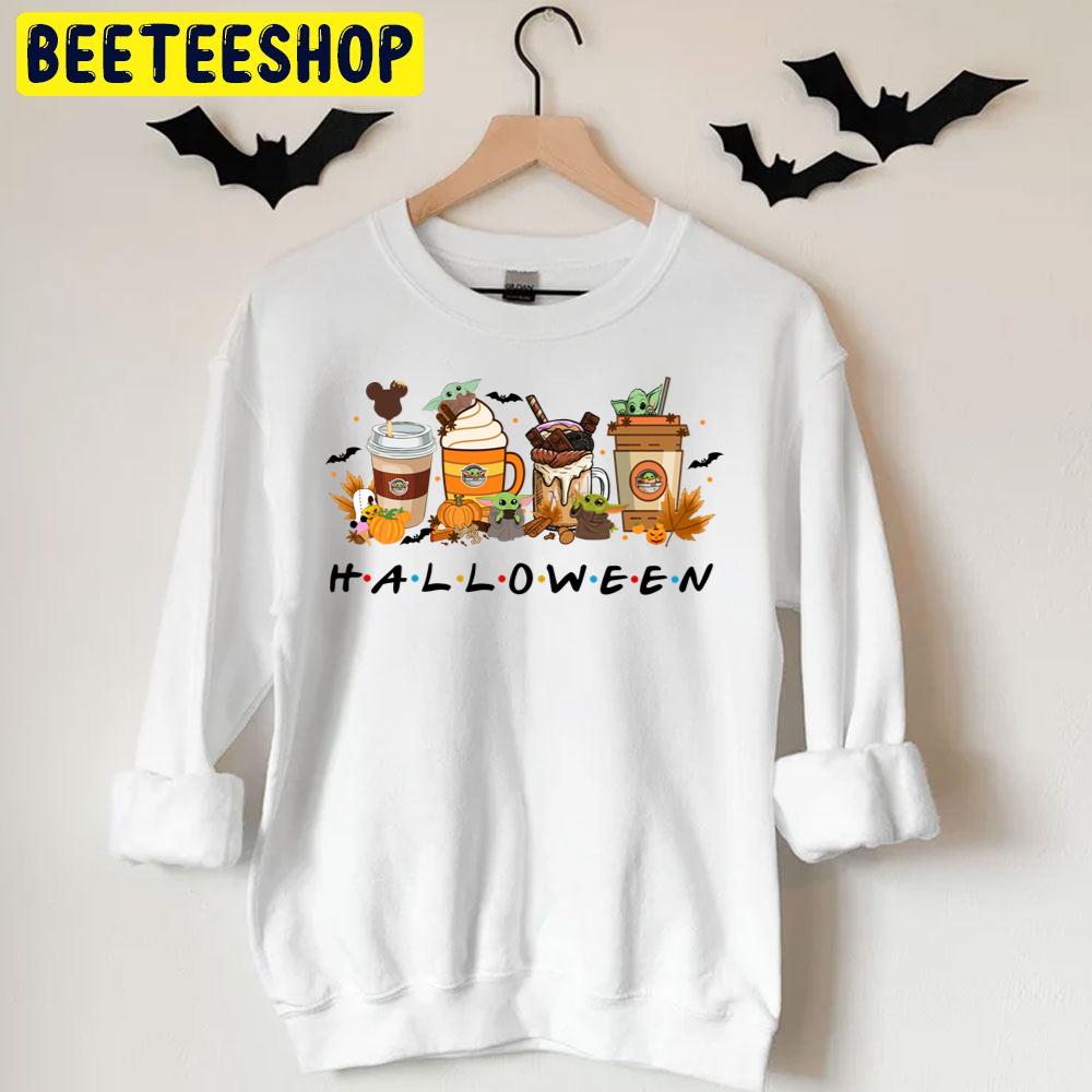 Yoda Fall Coffee Cup Halloween Trending Unisex T-Shirt Yoda Fall Coffee Cup Halloween Trending Unisex T-Shirt