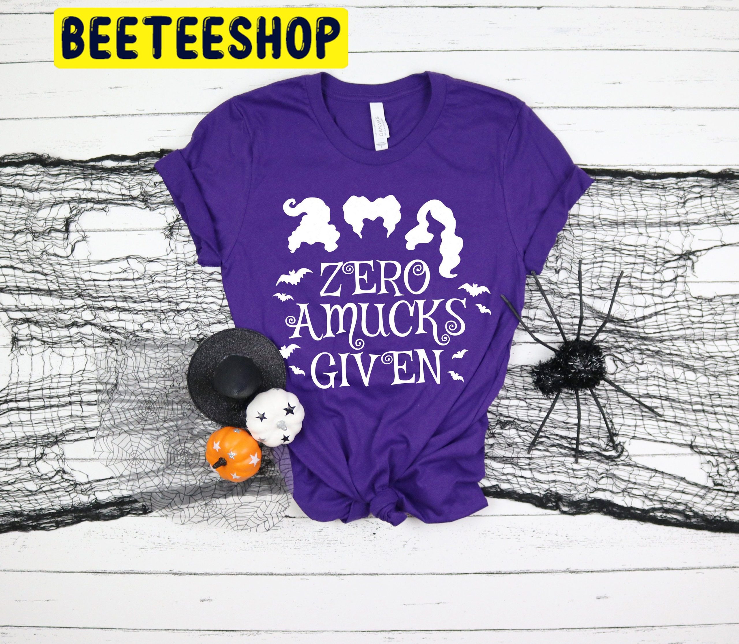 Zero Amucks Given Hocus Pocus Halloween Trending Unisex Shirt Zero Amucks Given Hocus Pocus Halloween Trending Unisex Shirt