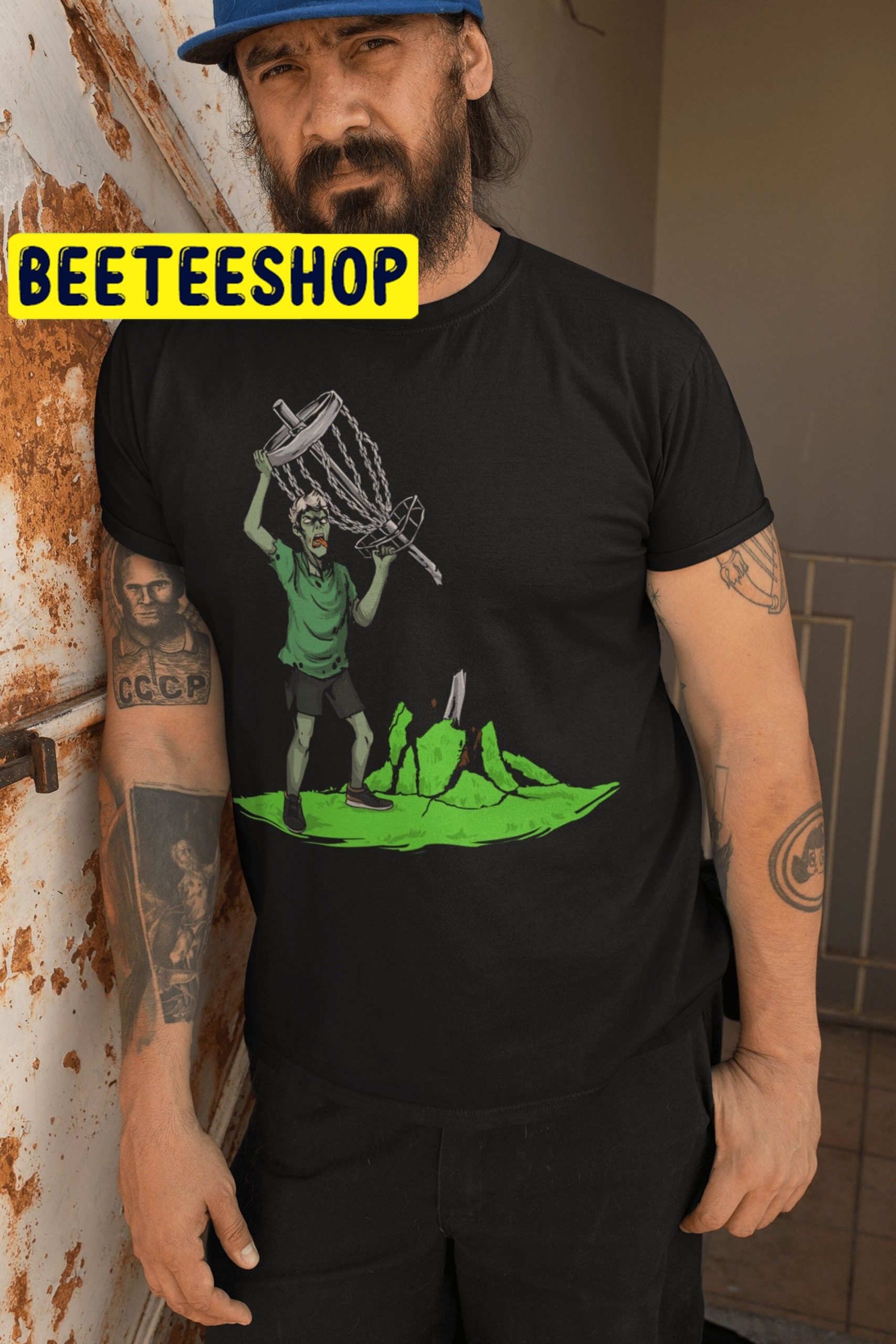 Zombie Ripping Basket Out Of The Ground Premium Disc Golf HalloweenTrending Unisex Shirt Zombie Ripping Basket Out Of The Ground Premium Disc Golf HalloweenTrending Unisex Shirt