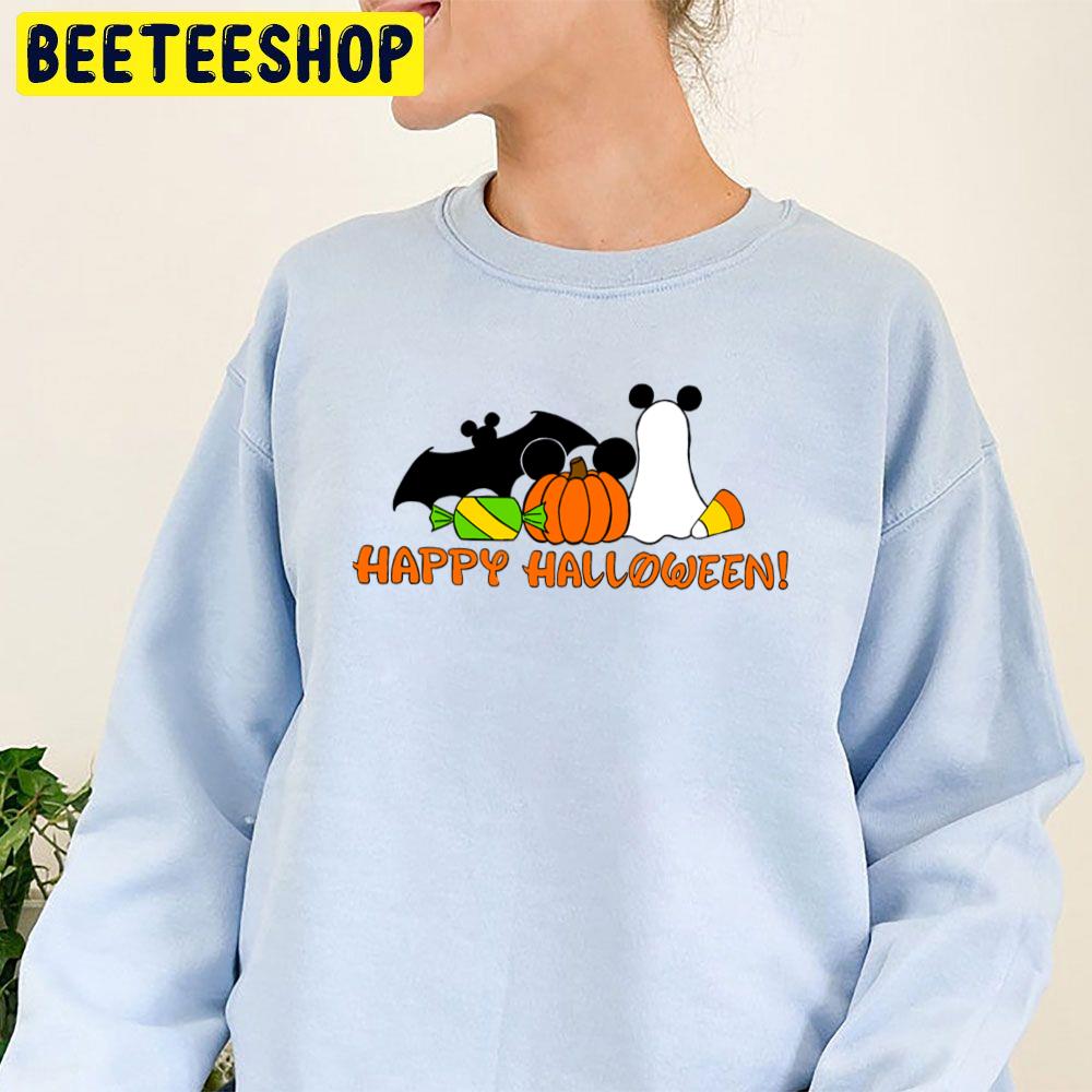 Bat Pumpkin And Boo Mickey Ear Happy Halloween Trending Unisex Sweatshirt Unisex T-Shirt Bat Pumpkin And Boo Mickey Ear Happy Halloween Trending Unisex Sweatshirt Unisex T-Shirt