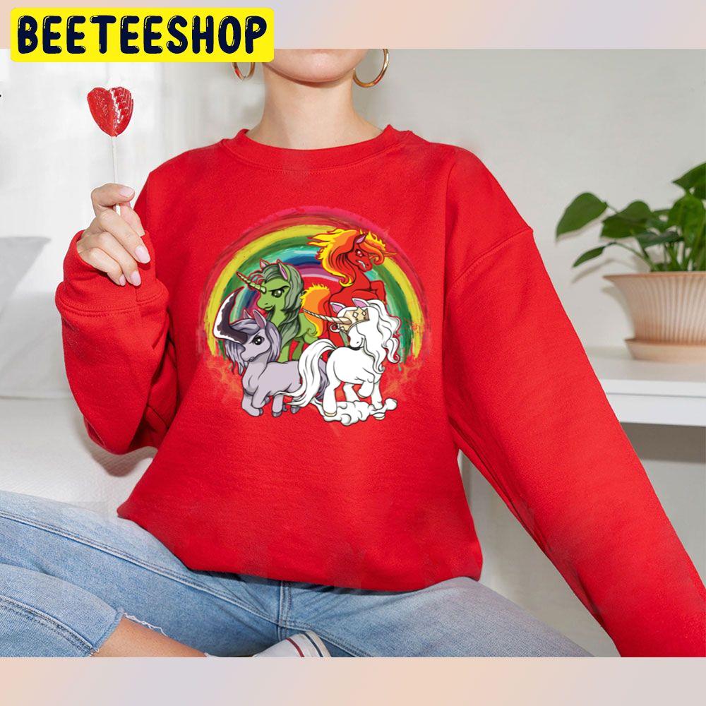 4 Unicorns Of The Apocalypse Halloween Unisex Sweatshirt 4 Unicorns Of The Apocalypse Halloween Unisex Sweatshirt
