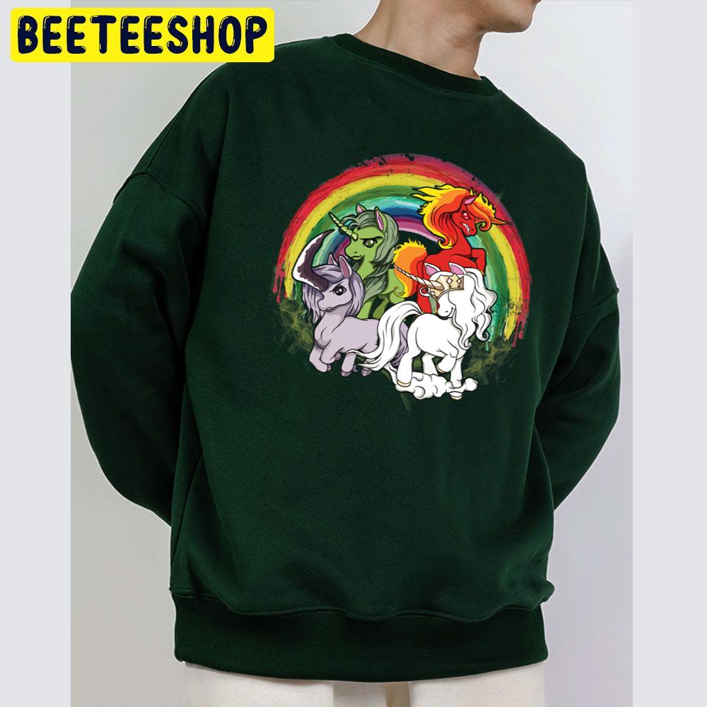 4 Unicorns Of The Apocalypse Halloween Unisex Sweatshirt 4 Unicorns Of The Apocalypse Halloween Unisex Sweatshirt