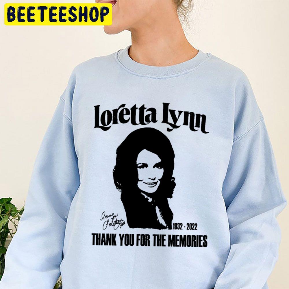 Loretta Lynn Rip 1932 2022 Thank You For The Memories Unisex Sweatshirt Loretta Lynn Rip 1932 2022 Thank You For The Memories Unisex Sweatshirt