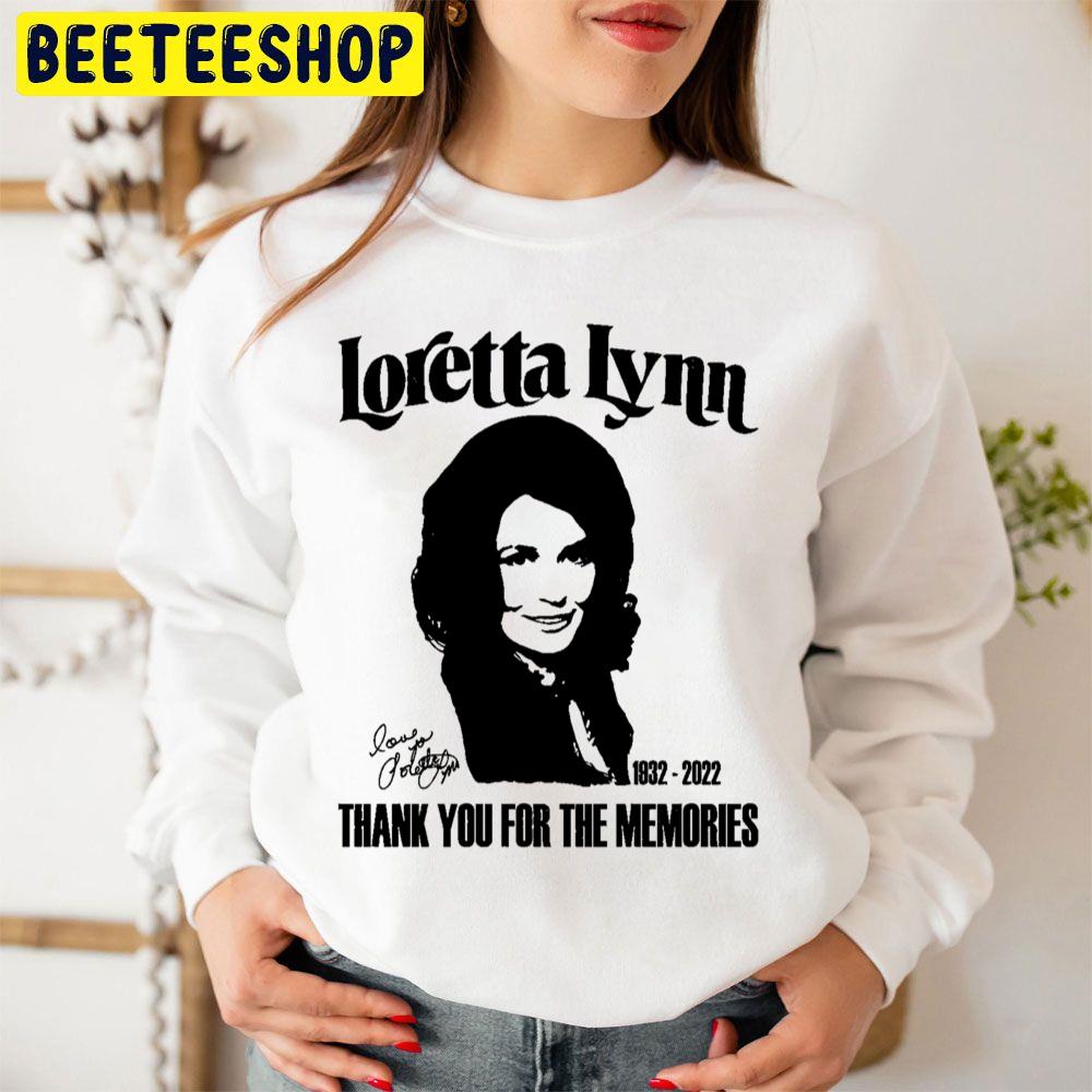 Loretta Lynn Rip 1932 2022 Thank You For The Memories Unisex Sweatshirt Loretta Lynn Rip 1932 2022 Thank You For The Memories Unisex Sweatshirt