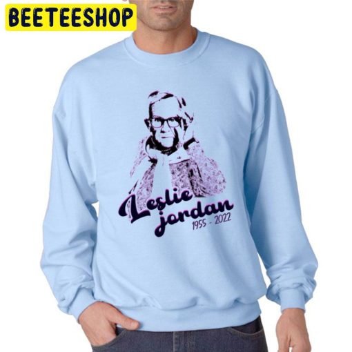 Retro Rip Leslie Jordan 1955 2022 Unisex Sweatshirt
