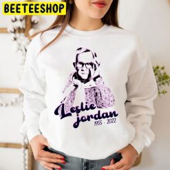 Retro Rip Leslie Jordan 1955 2022 Unisex Sweatshirt Retro Rip Leslie Jordan 1955 2022 Unisex Sweatshirt