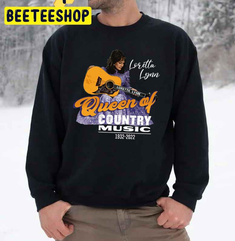 Rip Queen Of Country Music Loretta Lynn 1932 2022 Unisex Sweatshirt Rip Queen Of Country Music Loretta Lynn 1932 2022 Unisex Sweatshirt