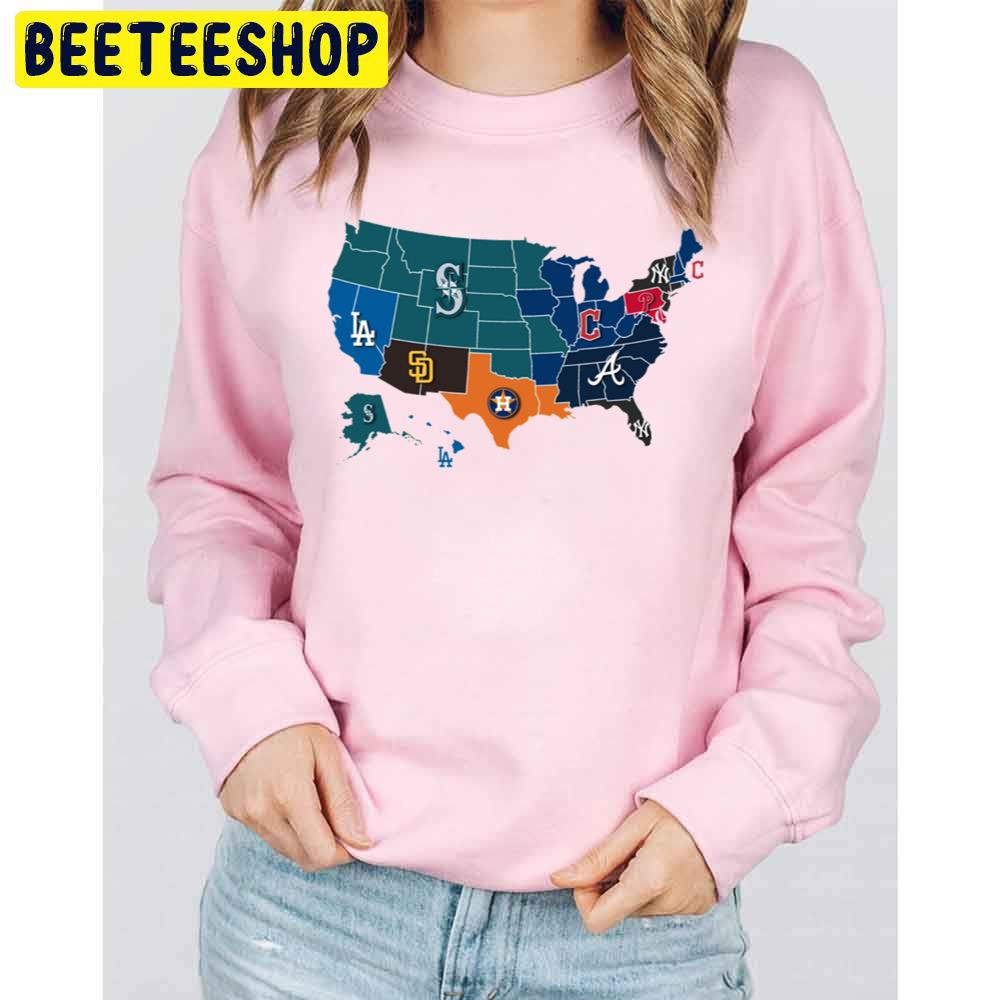We Are Americas Team Baseball Map Trending Unisex Sweatshirt We Are Americas Team Baseball Map Trending Unisex Sweatshirt