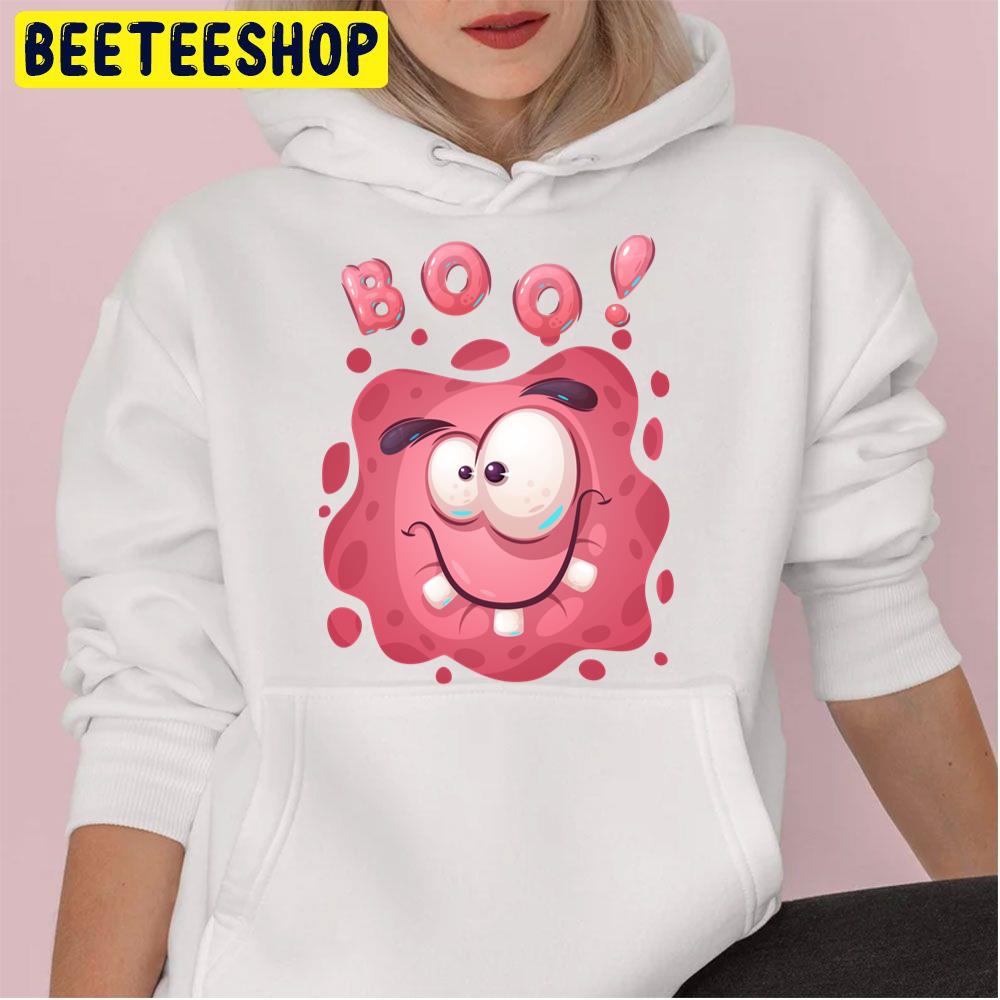 A Pink Boo Face Unisex Hoodie A Pink Boo Face Unisex Hoodie