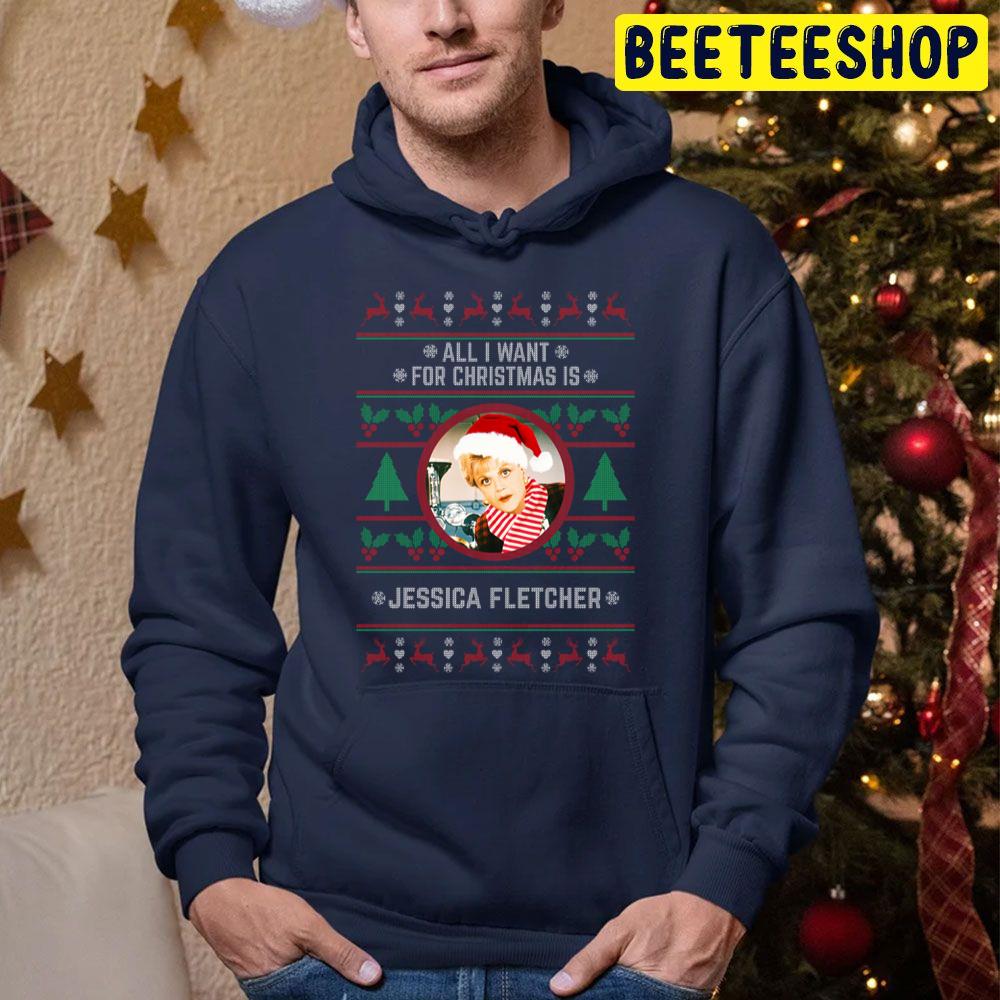 All I Want For Christmas Is Jessica Fletcher Trending Unisex Hoodie All I Want For Christmas Is Jessica Fletcher Trending Unisex Hoodie