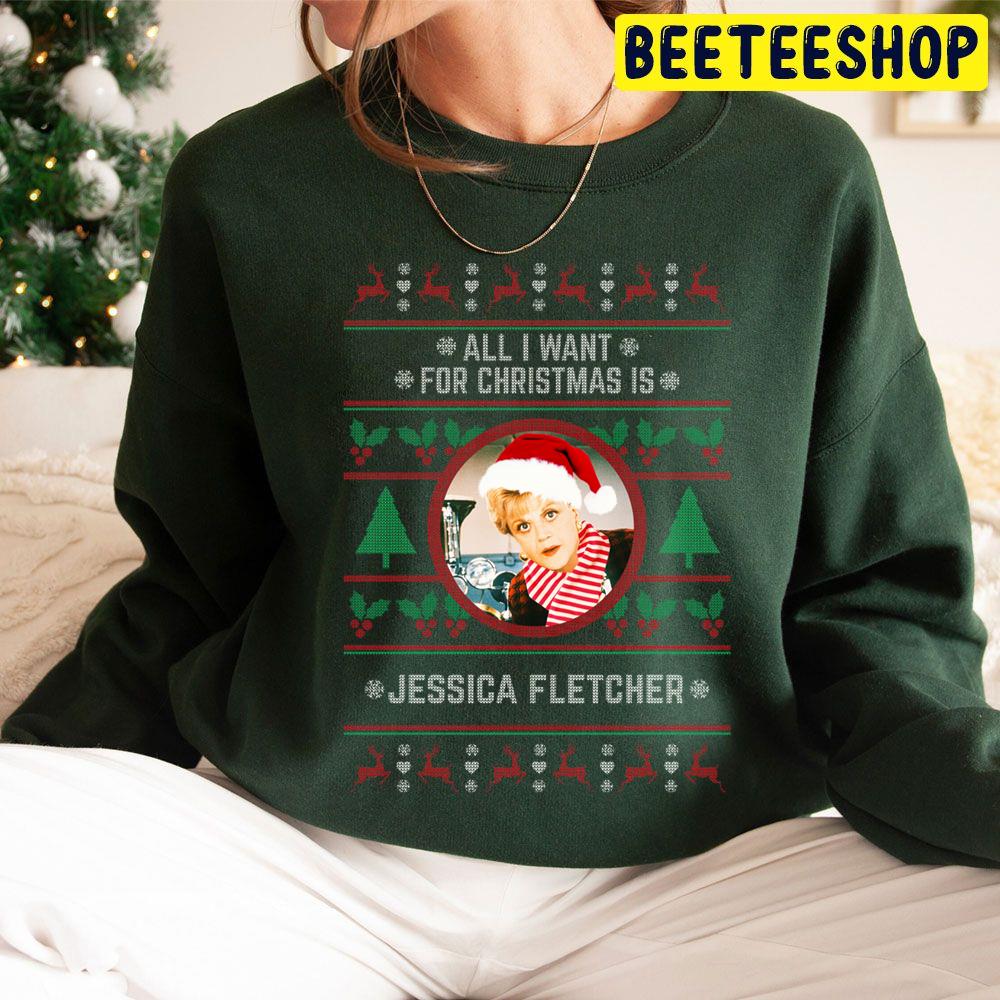 All I Want For Christmas Is Jessica Fletcher Trending Unisex Hoodie All I Want For Christmas Is Jessica Fletcher Trending Unisex Hoodie