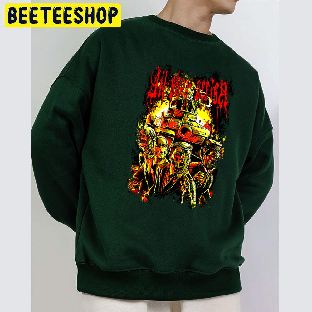 All Shall Perish Artwork Trump Halloween Unisex Sweatshirt All Shall Perish Artwork Trump Halloween Unisex Sweatshirt