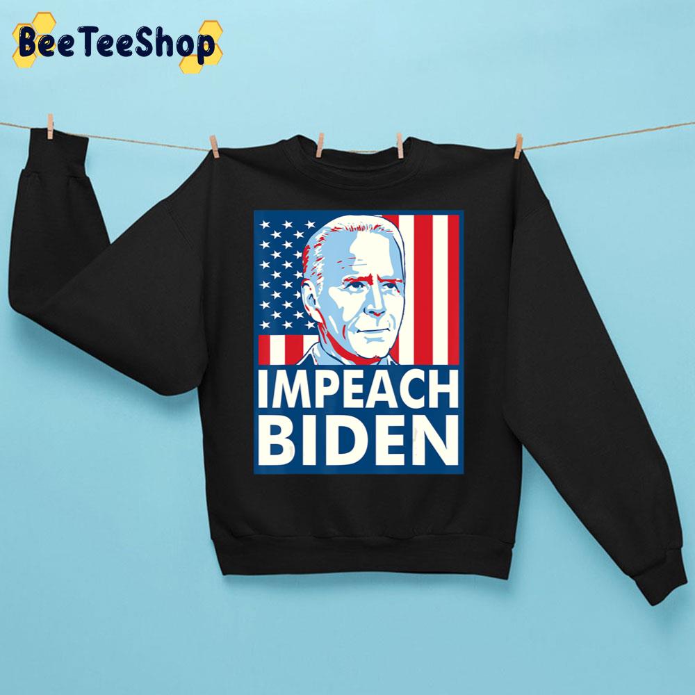 American Flag Impeach Biden Trending Unisex Sweatshirt American Flag Impeach Biden Trending Unisex Sweatshirt