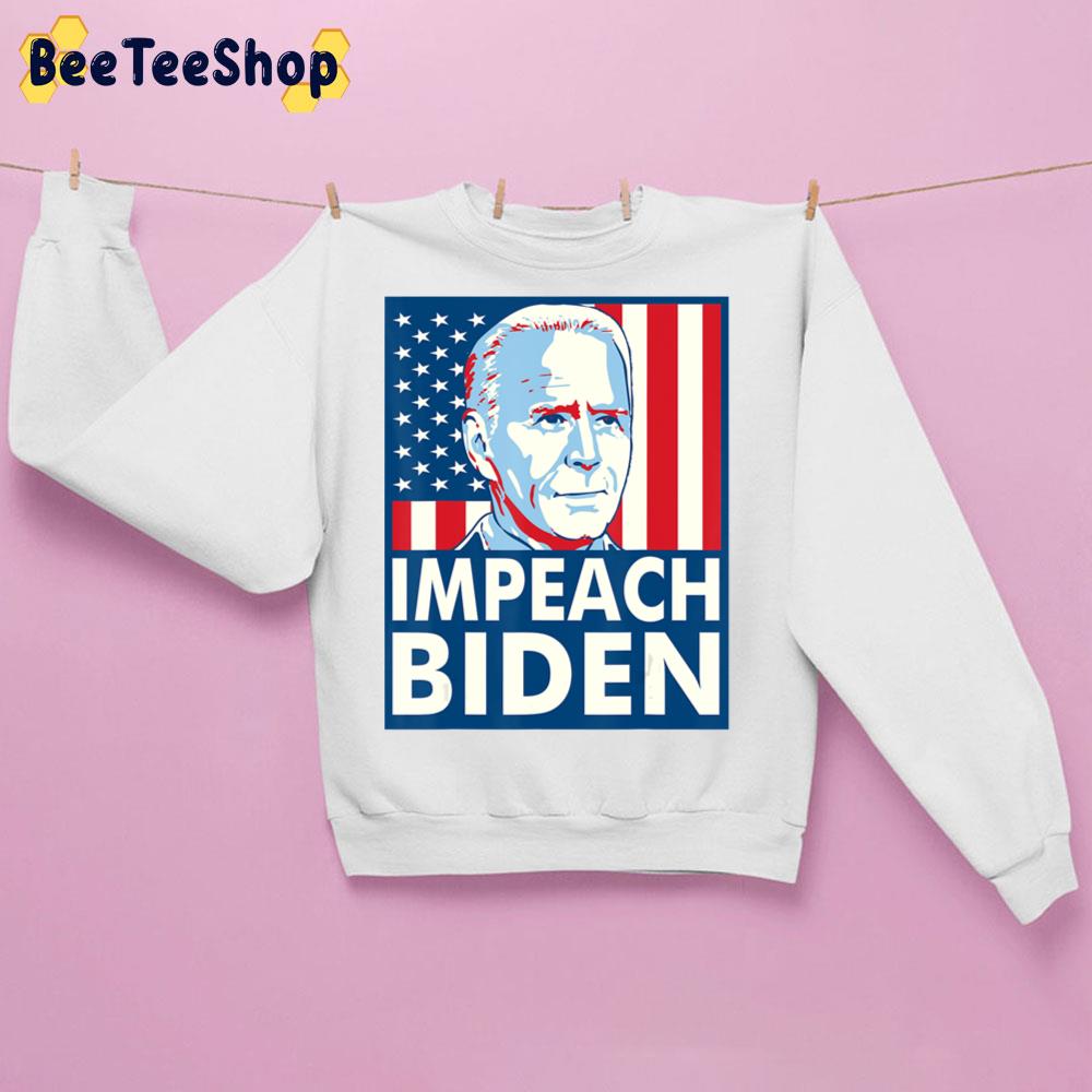 American Flag Impeach Biden Trending Unisex Sweatshirt American Flag Impeach Biden Trending Unisex Sweatshirt